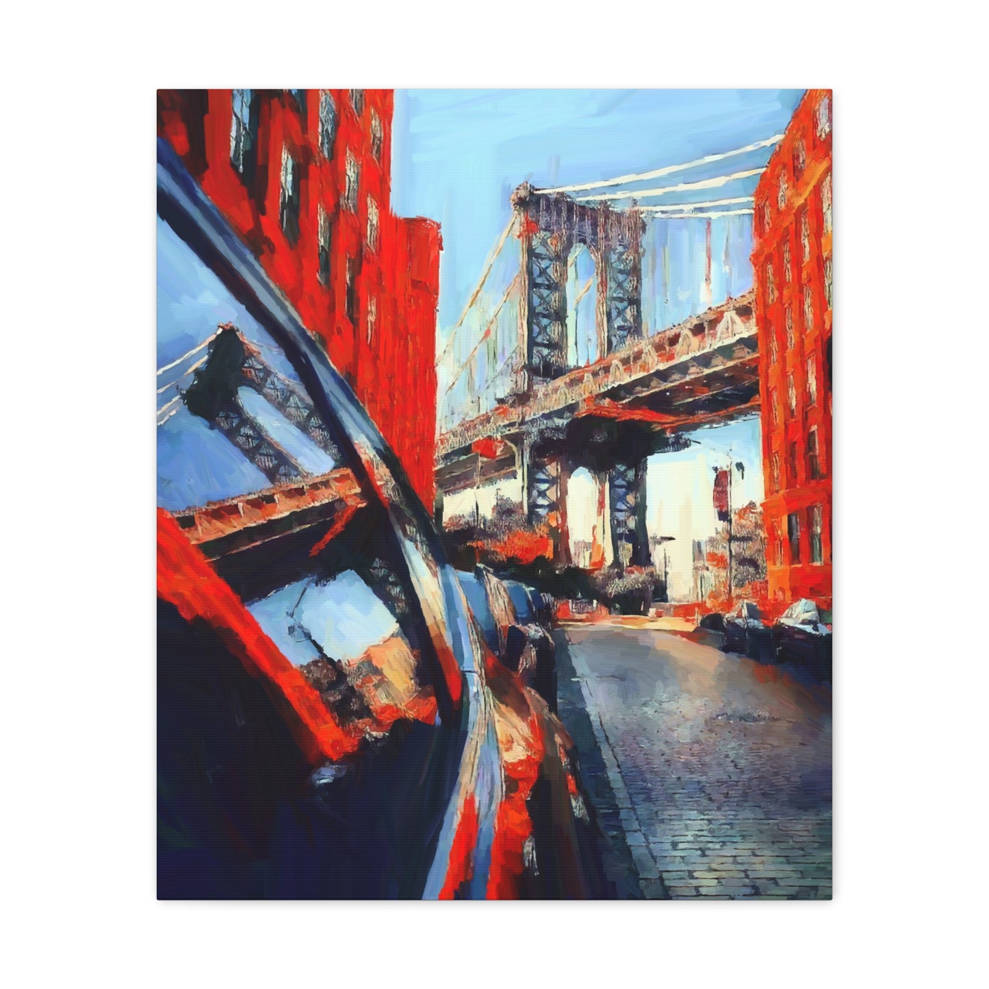 New York Manhattan Bridge print Canvas Gallery Wraps