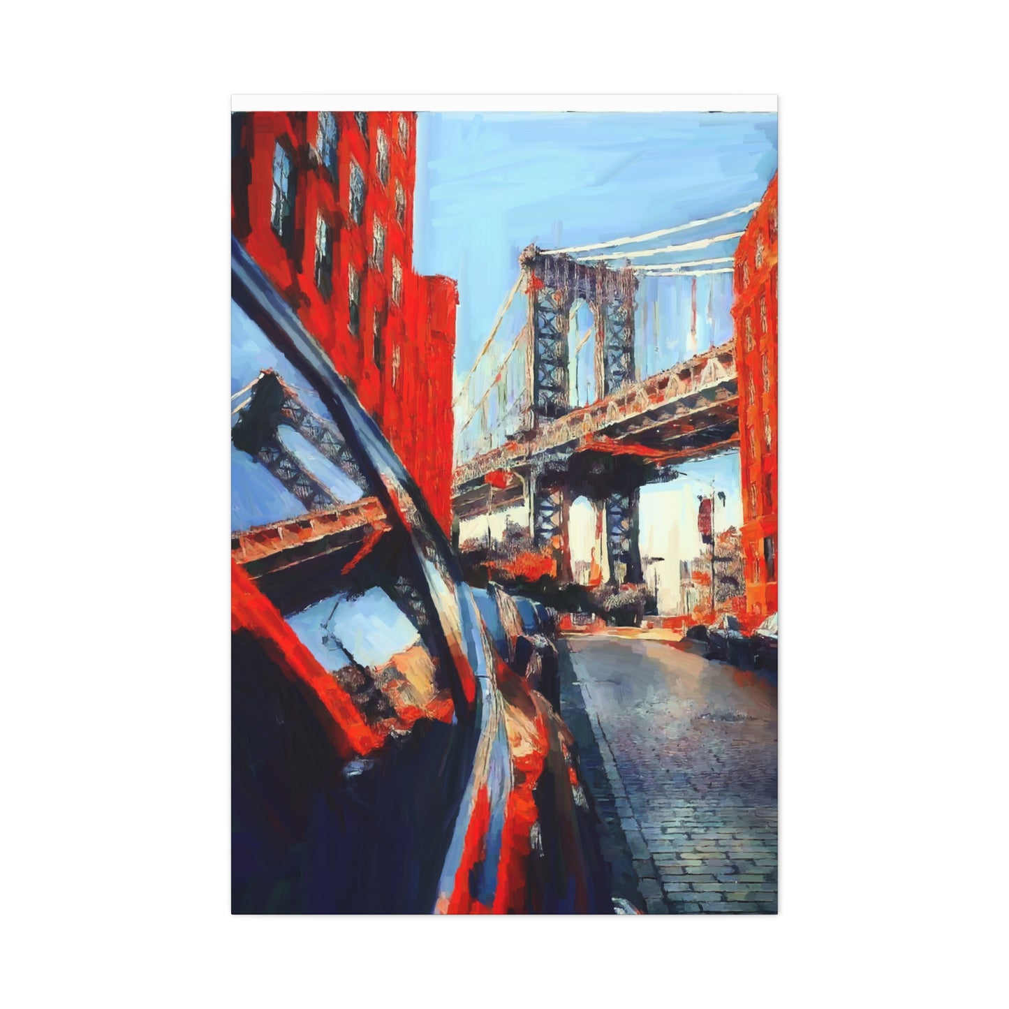 New York Manhattan Bridge print on Canvas Gallery Wraps