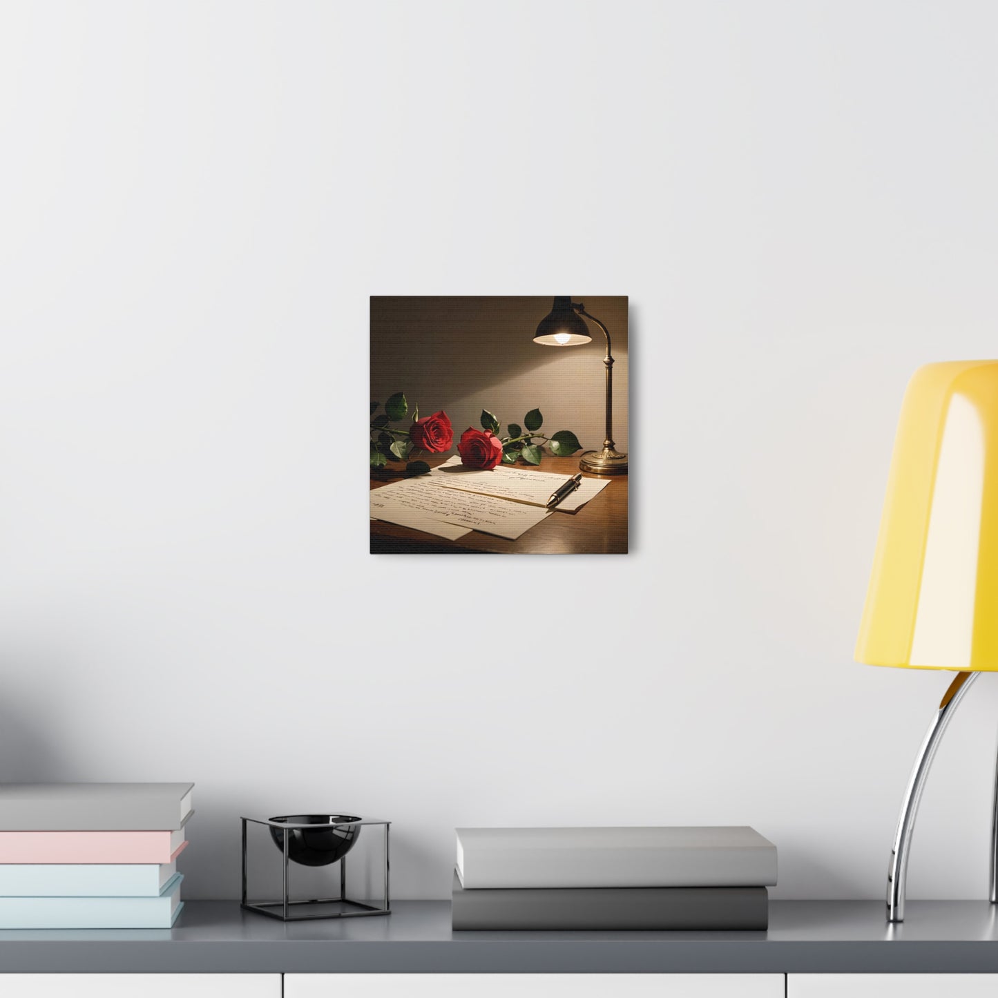 Canvas Gallery Wraps - Still Life with Love Letter Wall Art