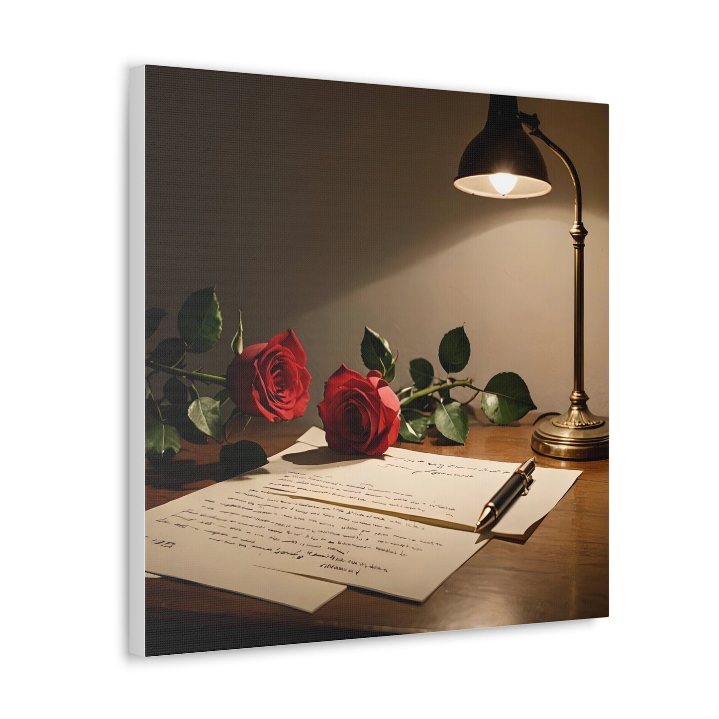 Canvas Gallery Wraps - Still Life with Love Letter Wall Art