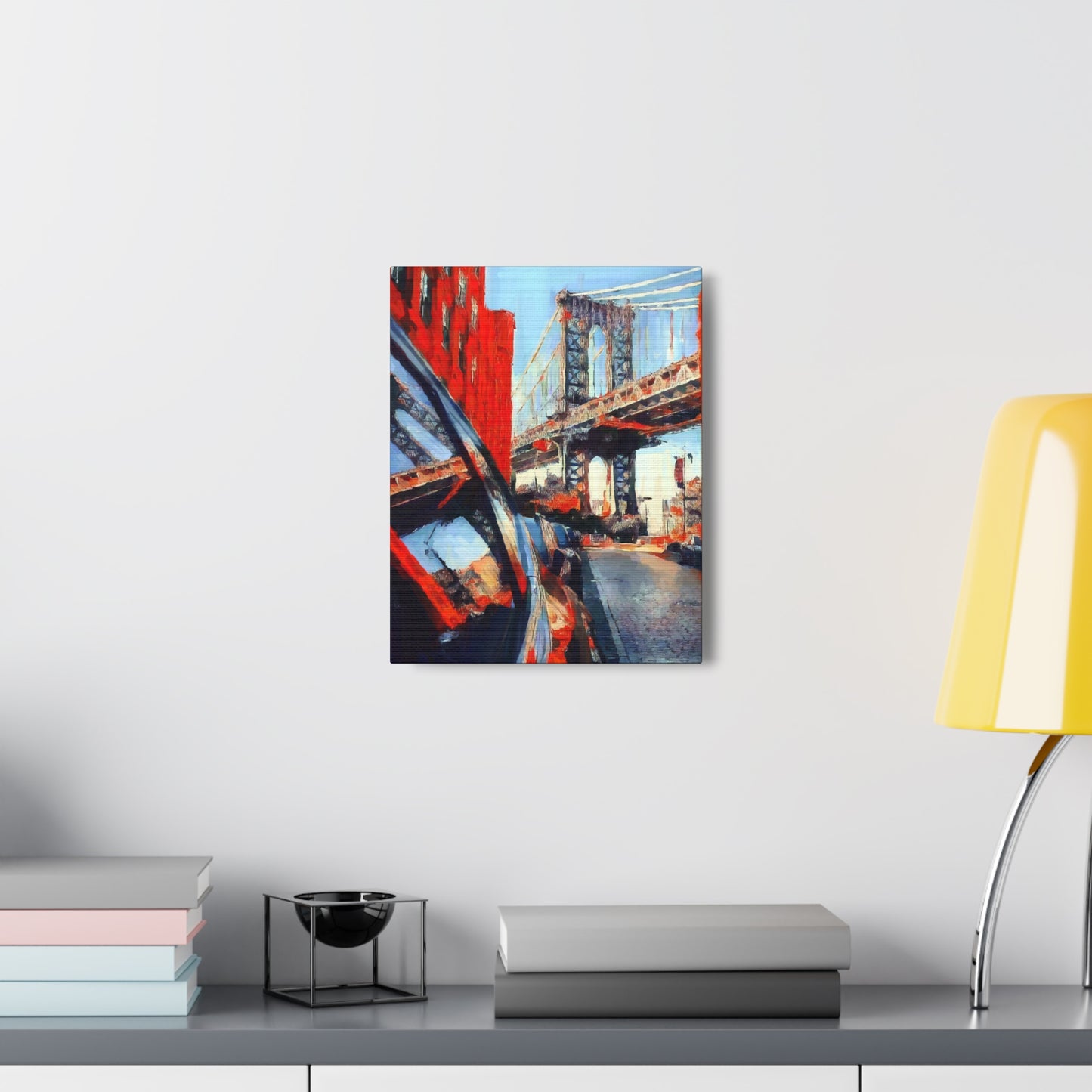 New York Manhattan Bridge print on Canvas Gallery Wraps