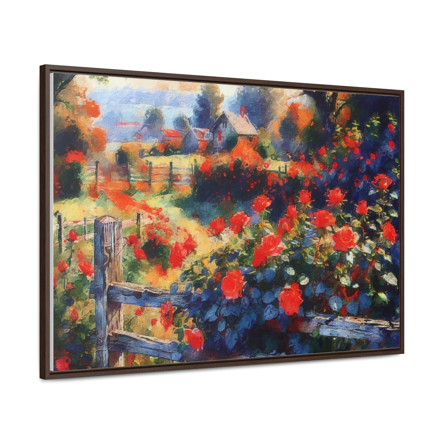 Canvas Wraps Roses Scene Wall Art