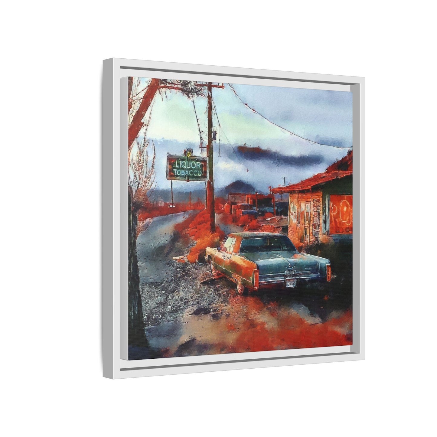 American Mid West scene, Canvas Art