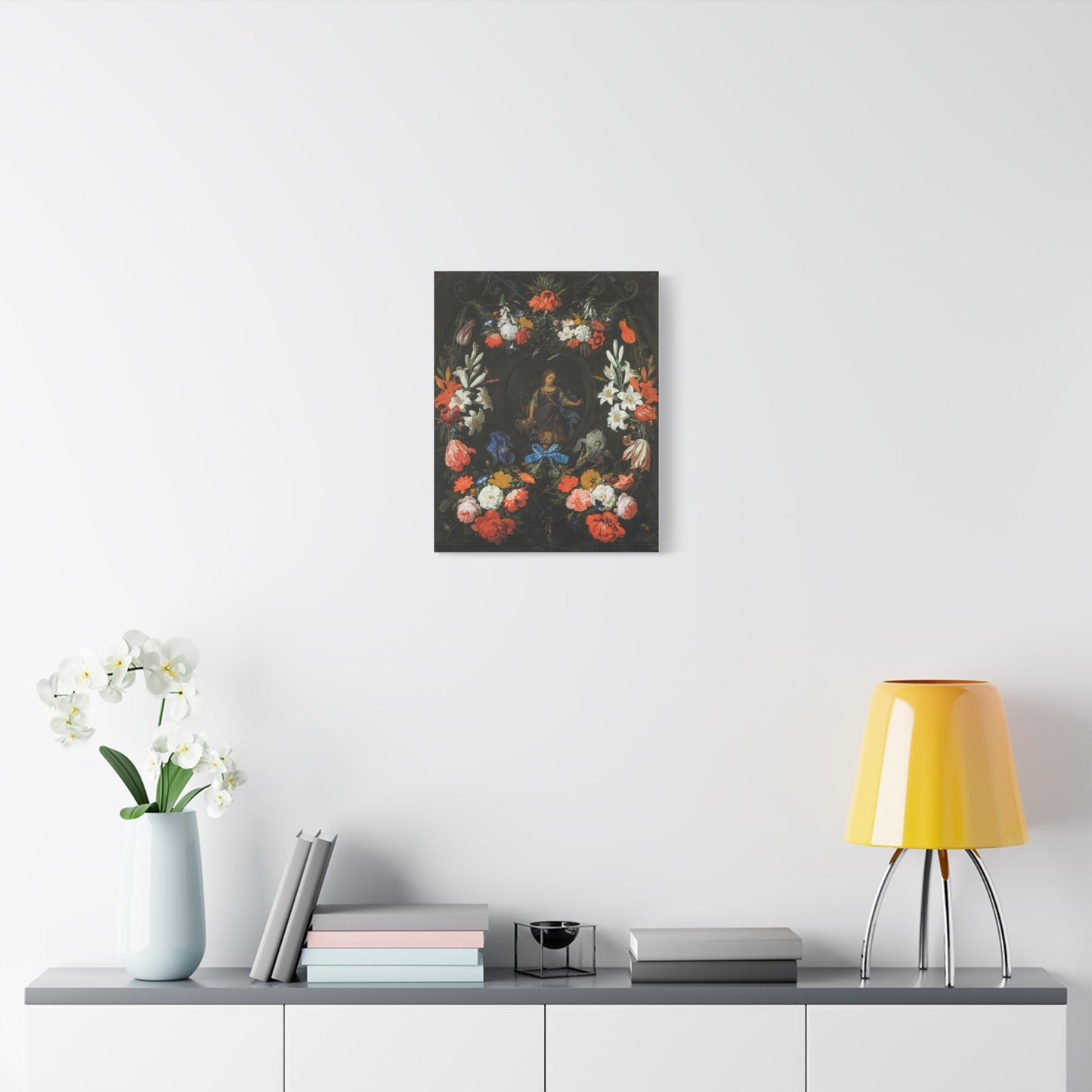 Canvas Print Classic Floral Still-Life Painting