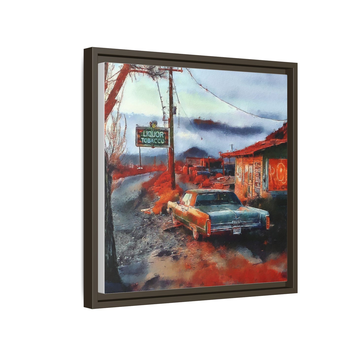 American Mid West scene, Canvas Art