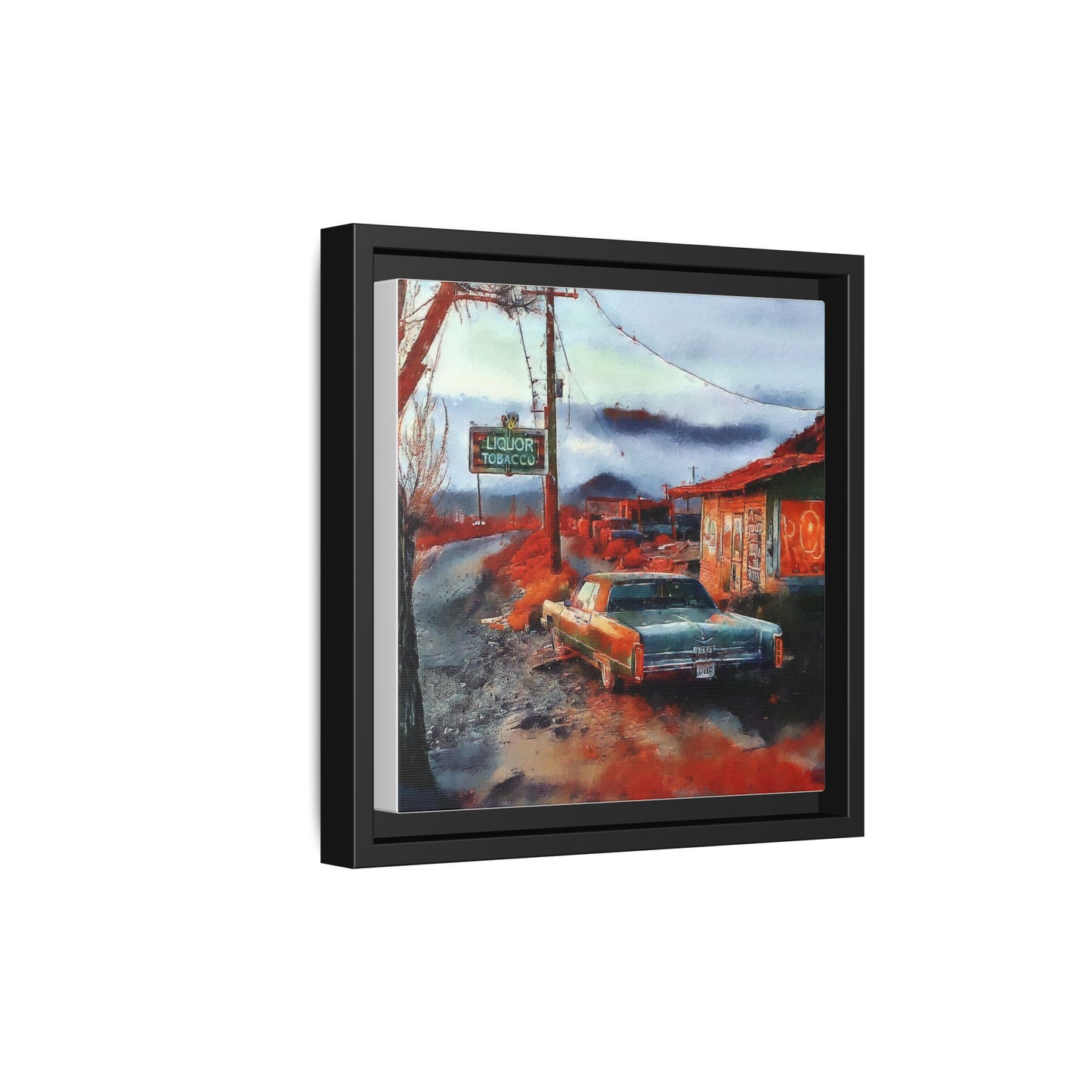 American Mid West scene, Canvas Art