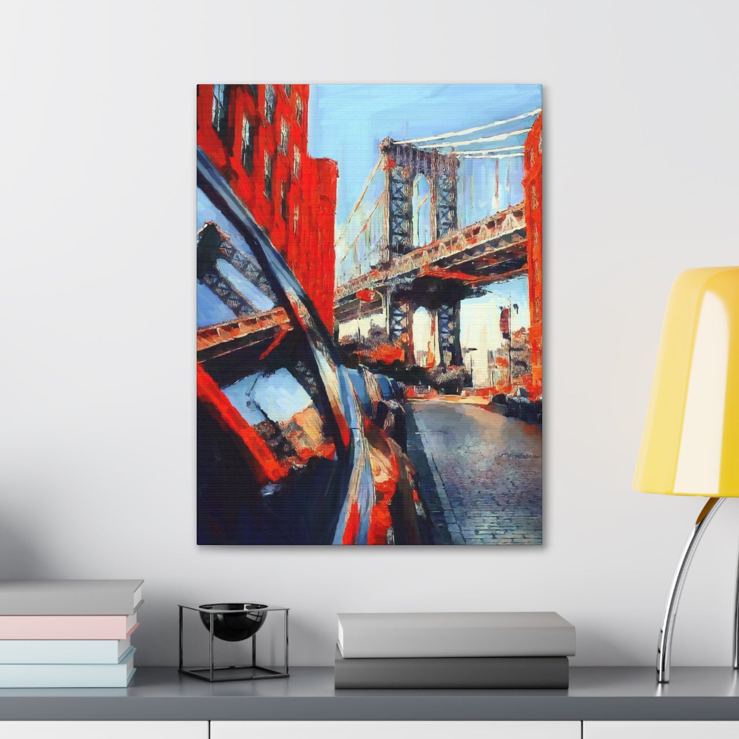 New York Manhattan Bridge print on Canvas Gallery Wraps