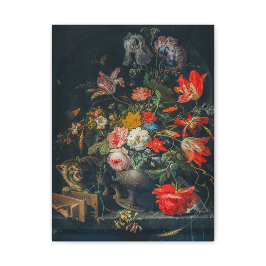 Canvas Print - Still Life Classic Flower Painting