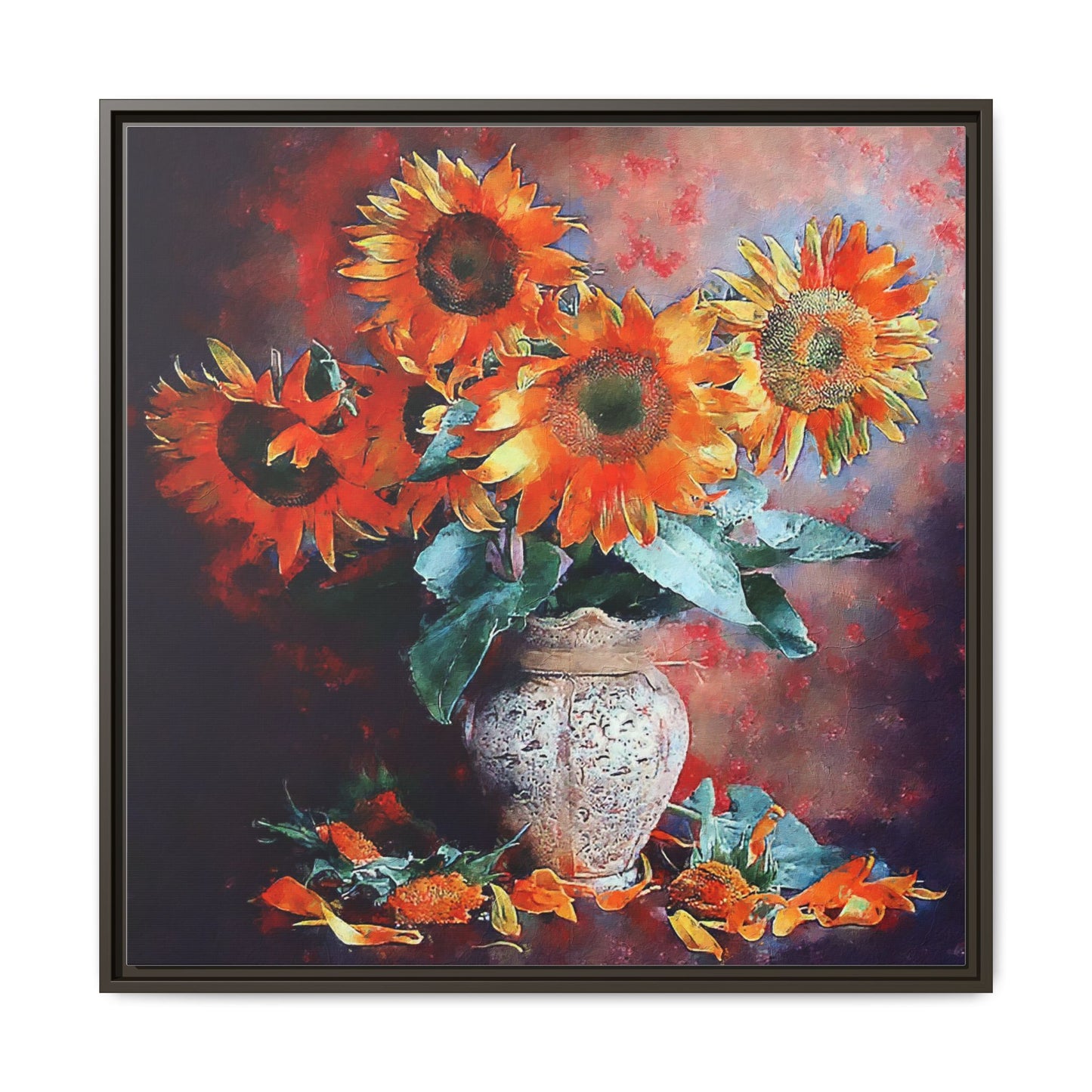 Still life with sunflowers, Canvas Art