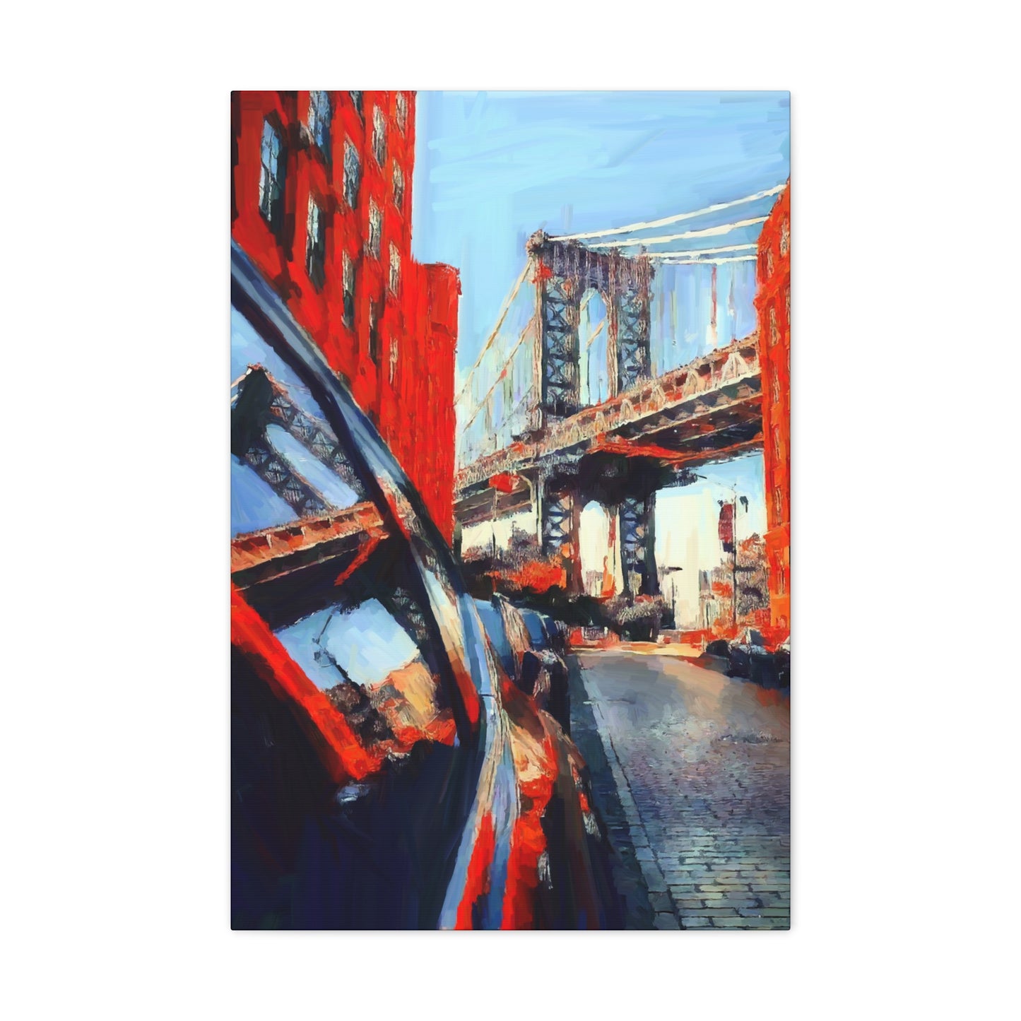 New York Manhattan Bridge print on Canvas Gallery Wraps