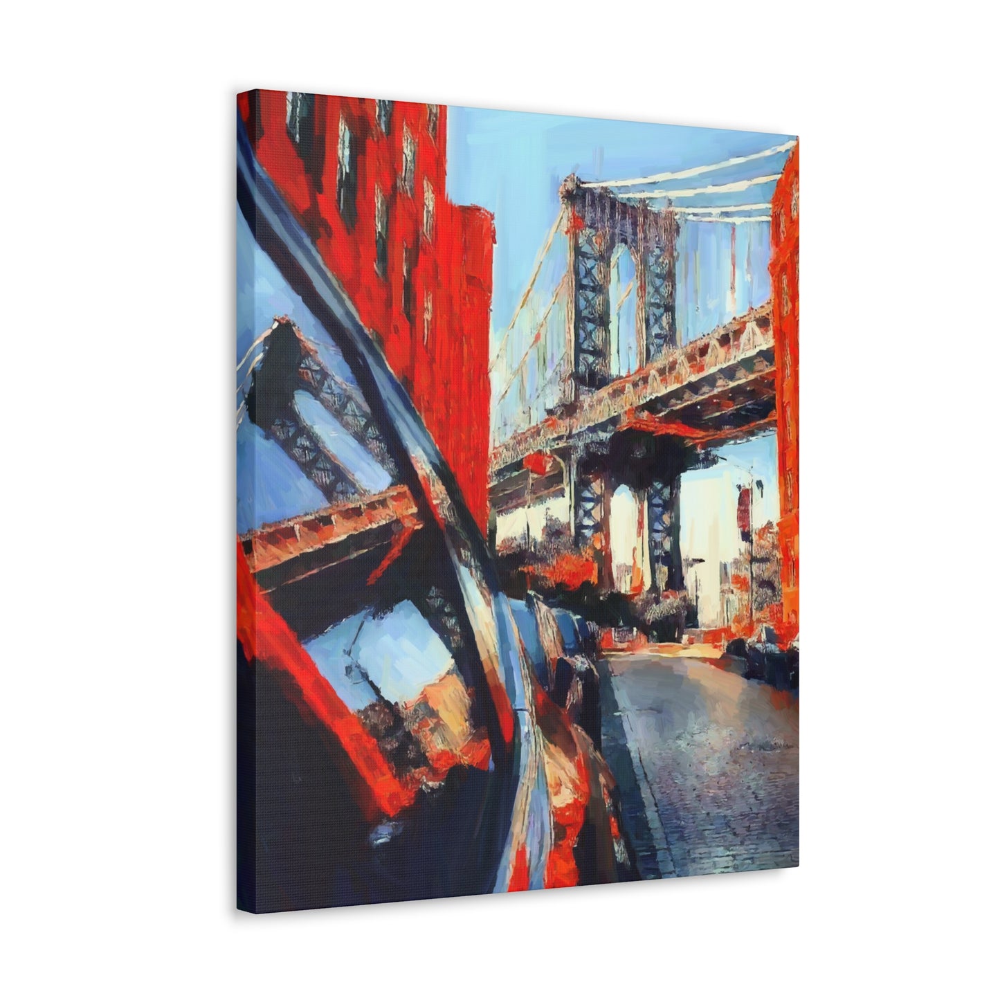 New York Manhattan Bridge print on Canvas Gallery Wraps