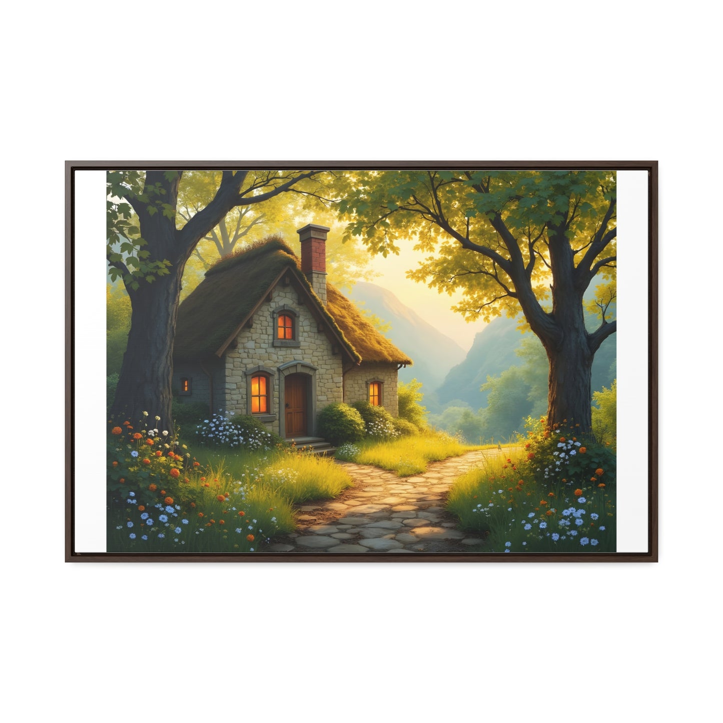 Canvas Wrap Landscape Cottage Wall Art