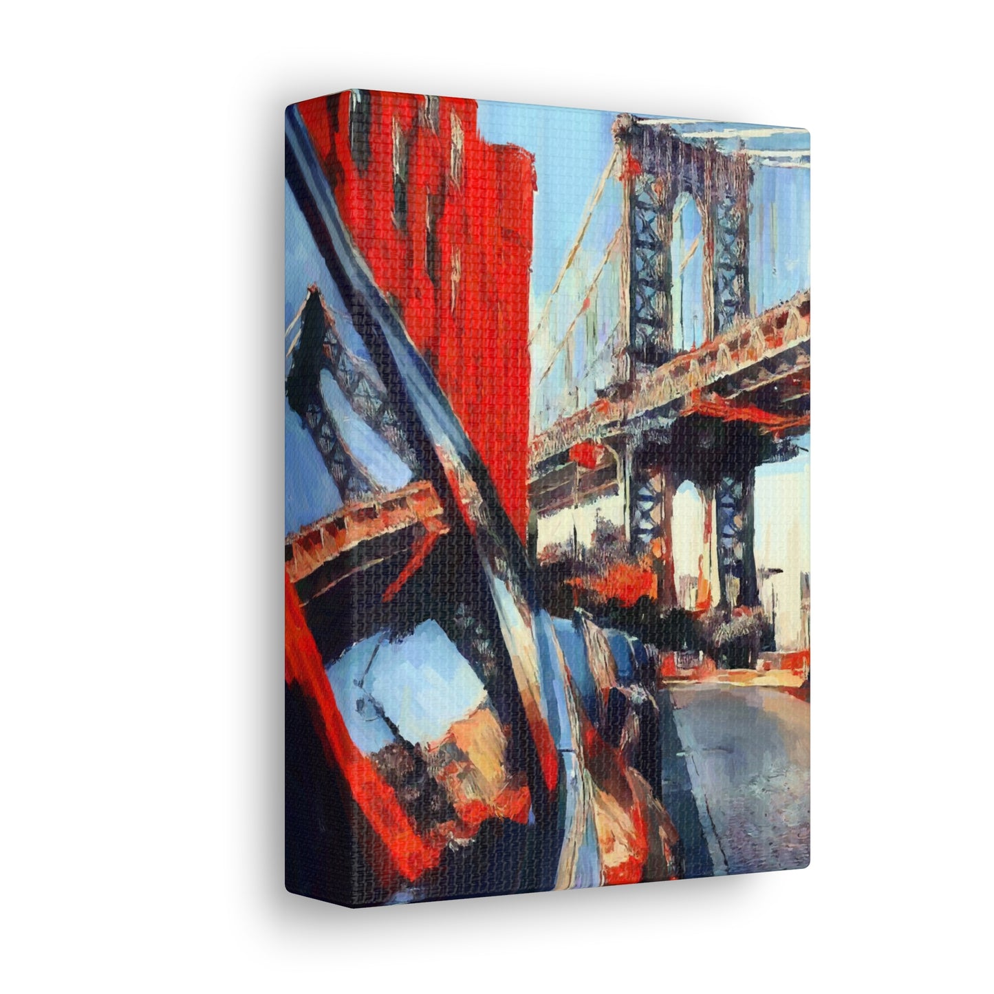 New York Manhattan Bridge print on Canvas Gallery Wraps