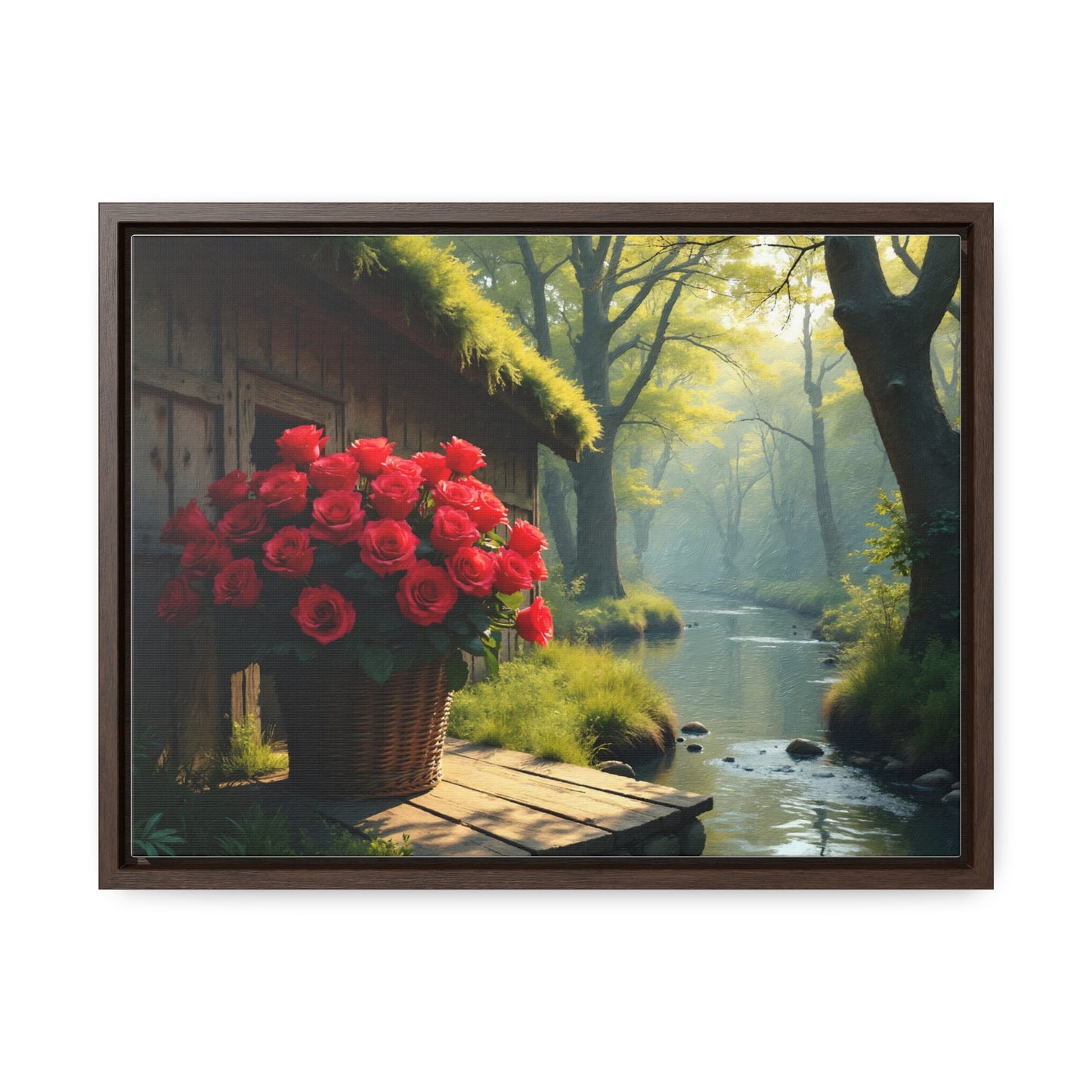 Canvas Prints - Forest Landscape Scenery Horizontal Frame