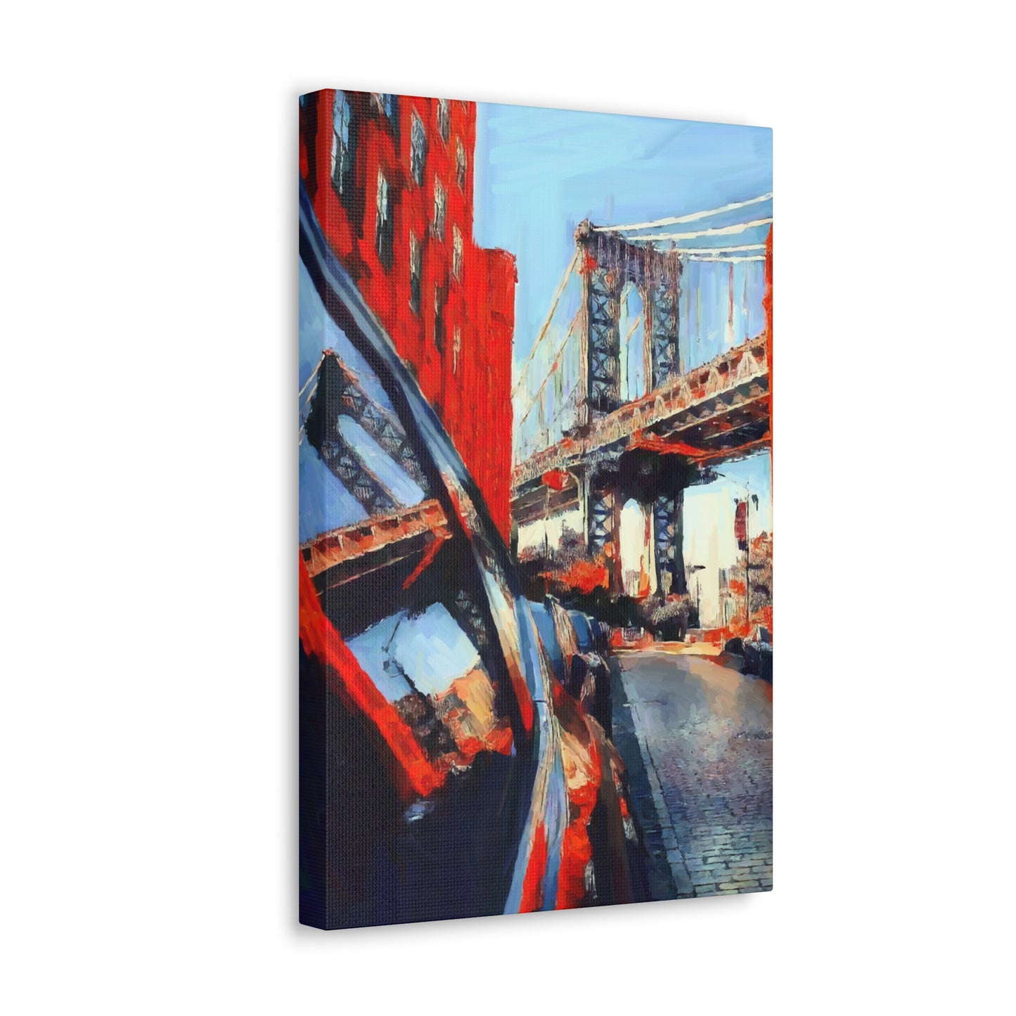 New York Manhattan Bridge print on Canvas Gallery Wraps