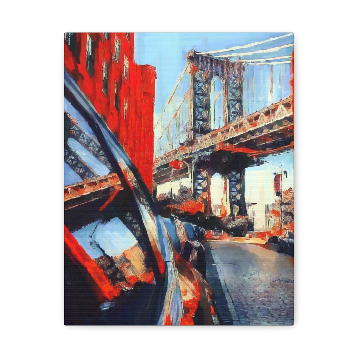 New York Manhattan Bridge print on Canvas Gallery Wraps