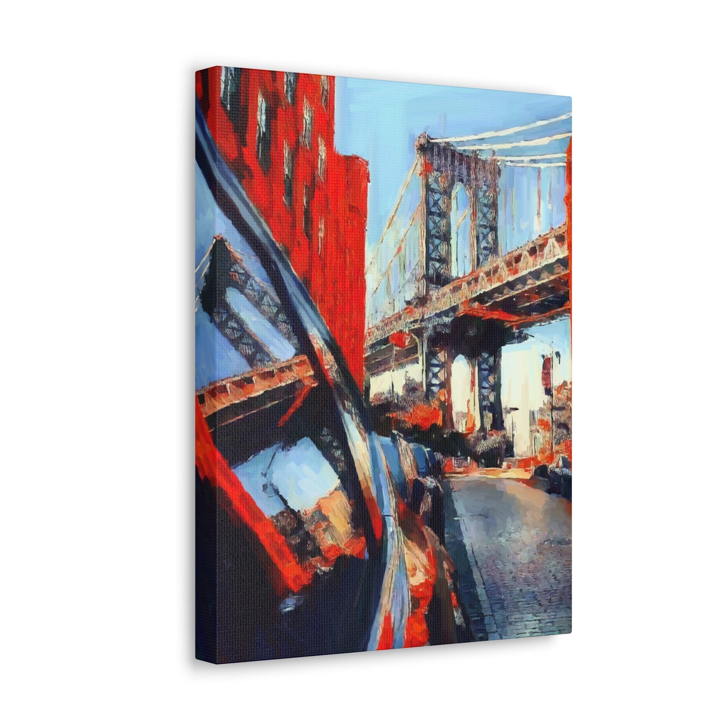 New York Manhattan Bridge print on Canvas Gallery Wraps