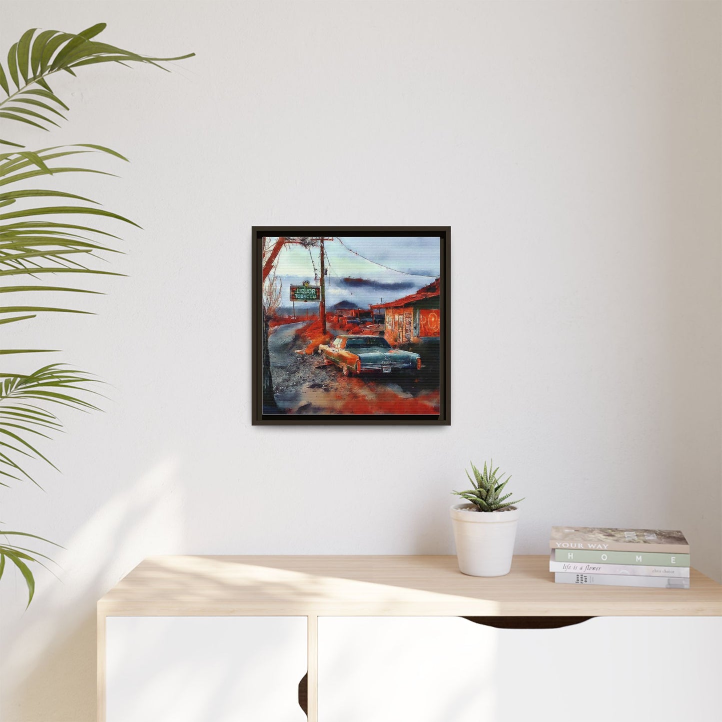 American Mid West scene, Canvas Art