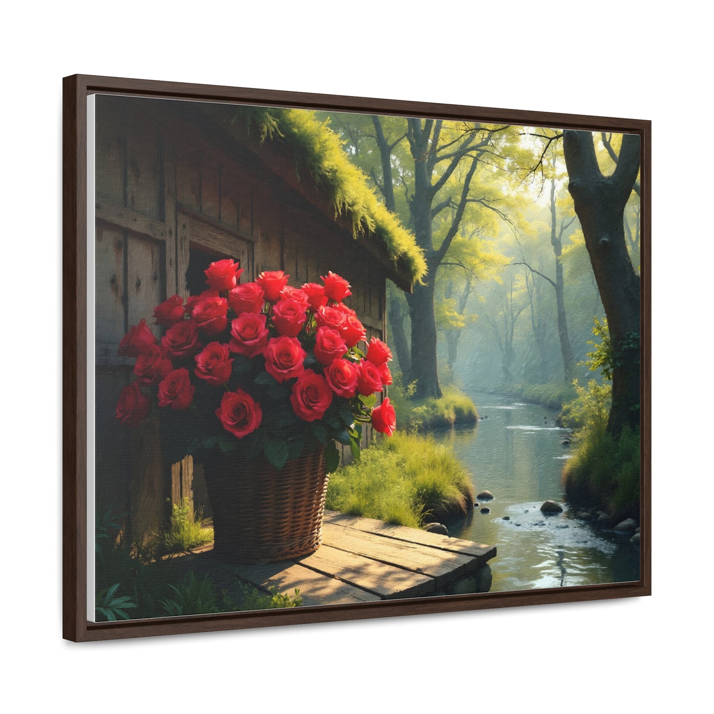 Canvas Prints - Forest Landscape Scenery Horizontal Frame