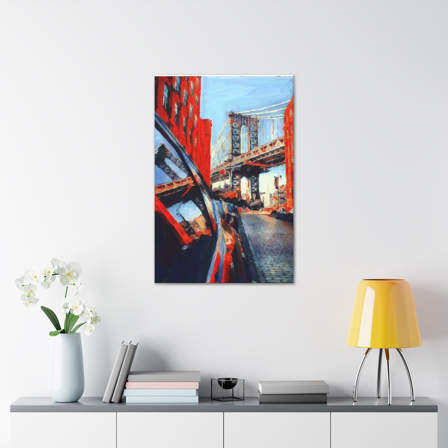 New York Manhattan Bridge print on Canvas Gallery Wraps