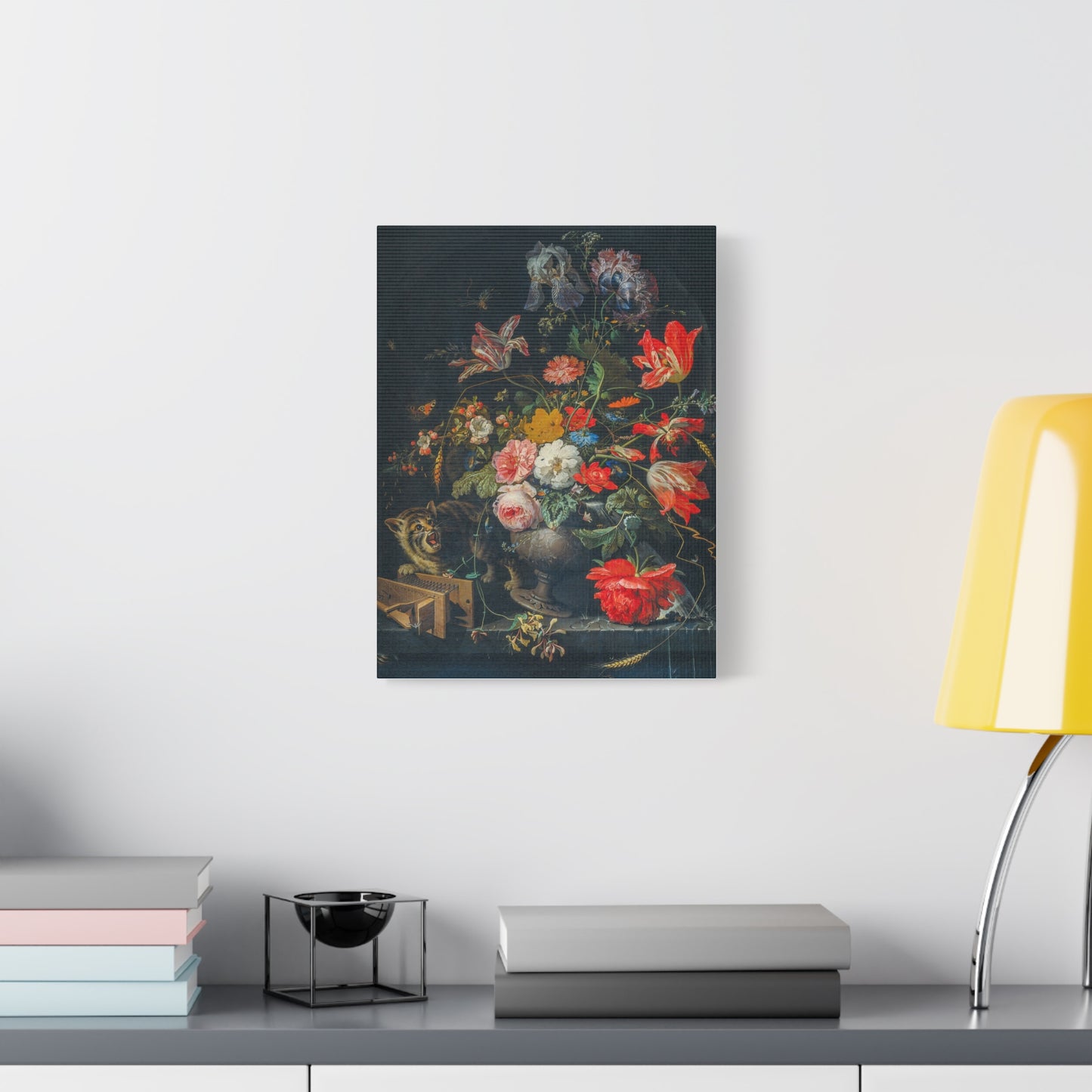 Canvas Print - Still Life Classic Flower Painting