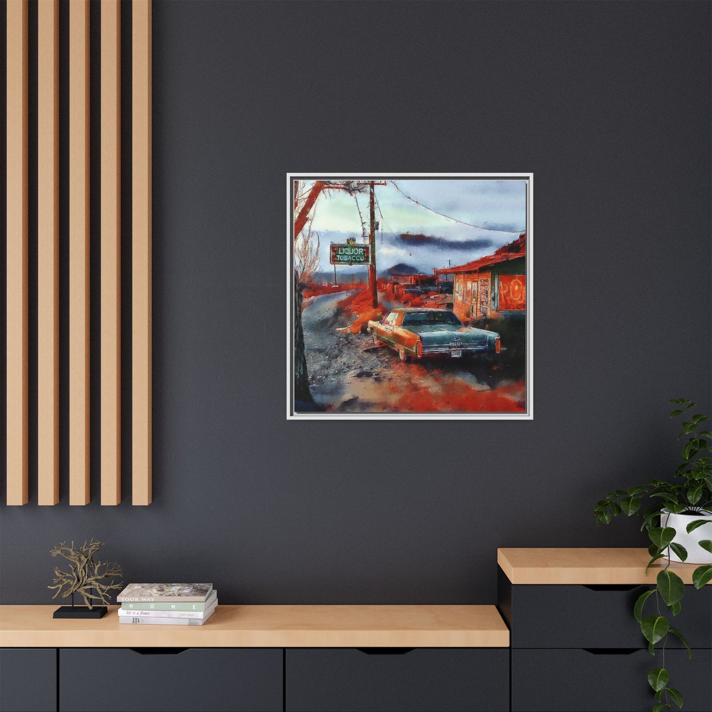 American Mid West scene, Canvas Art