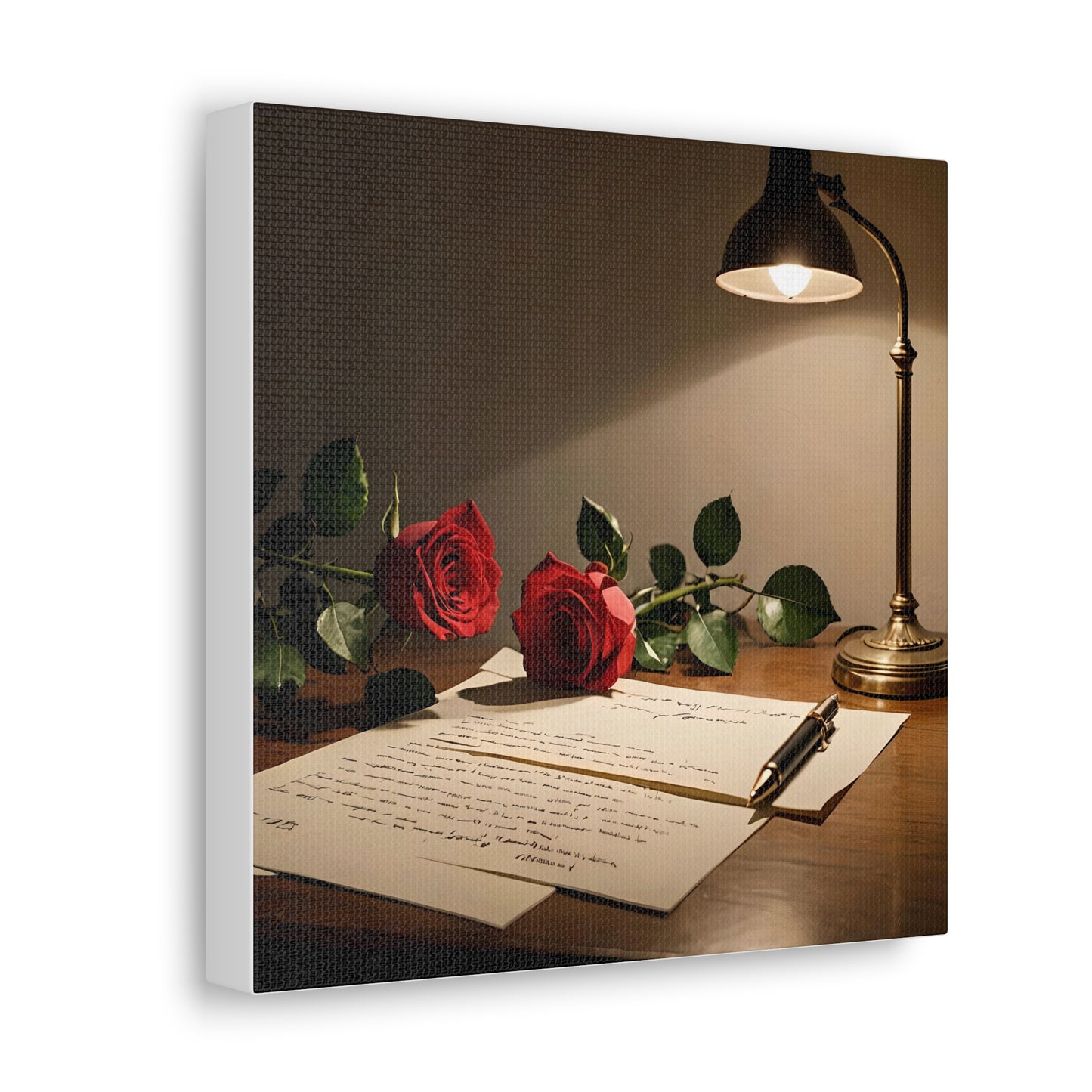 Canvas Gallery Wraps - Still Life with Love Letter Wall Art