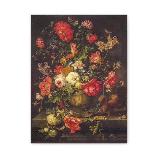 Canvas Print - Still Life with Flowers, Classic Painting