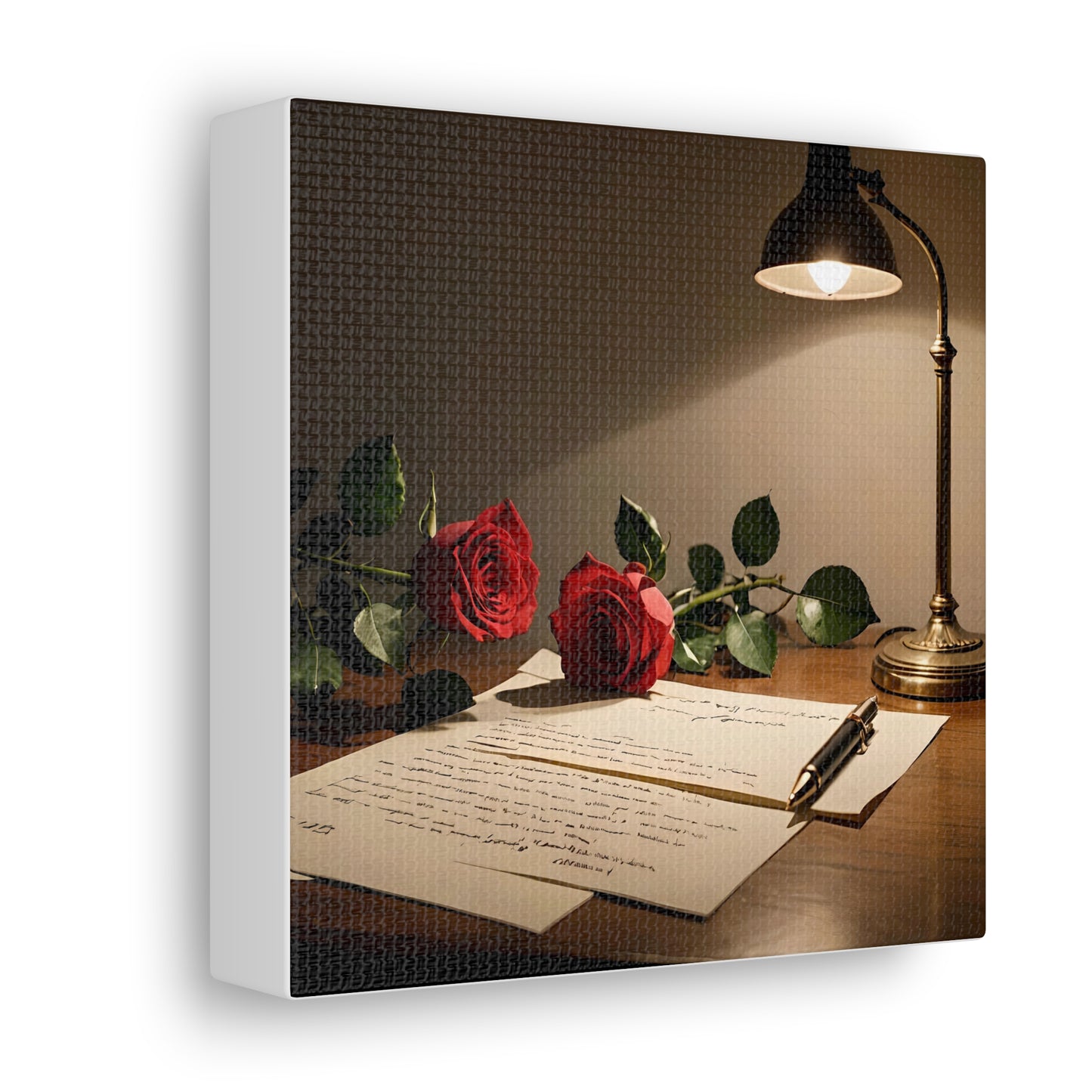 Canvas Gallery Wraps - Still Life with Love Letter Wall Art