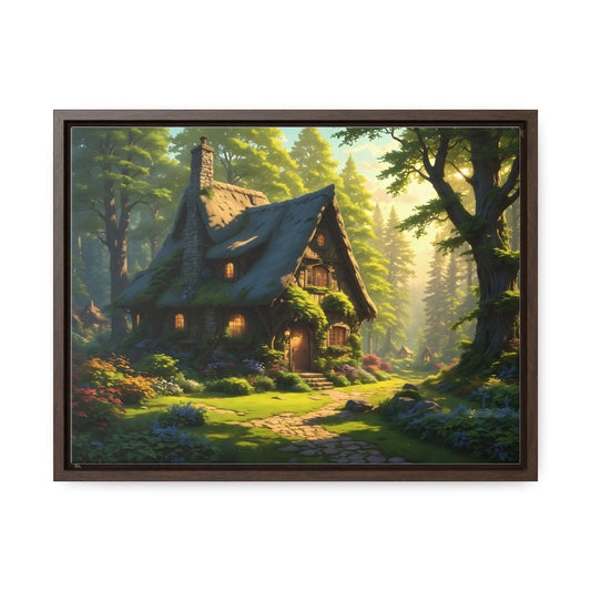 Canvas Wraps, Magic Forest Landscape Horizontal Frame Wall Art