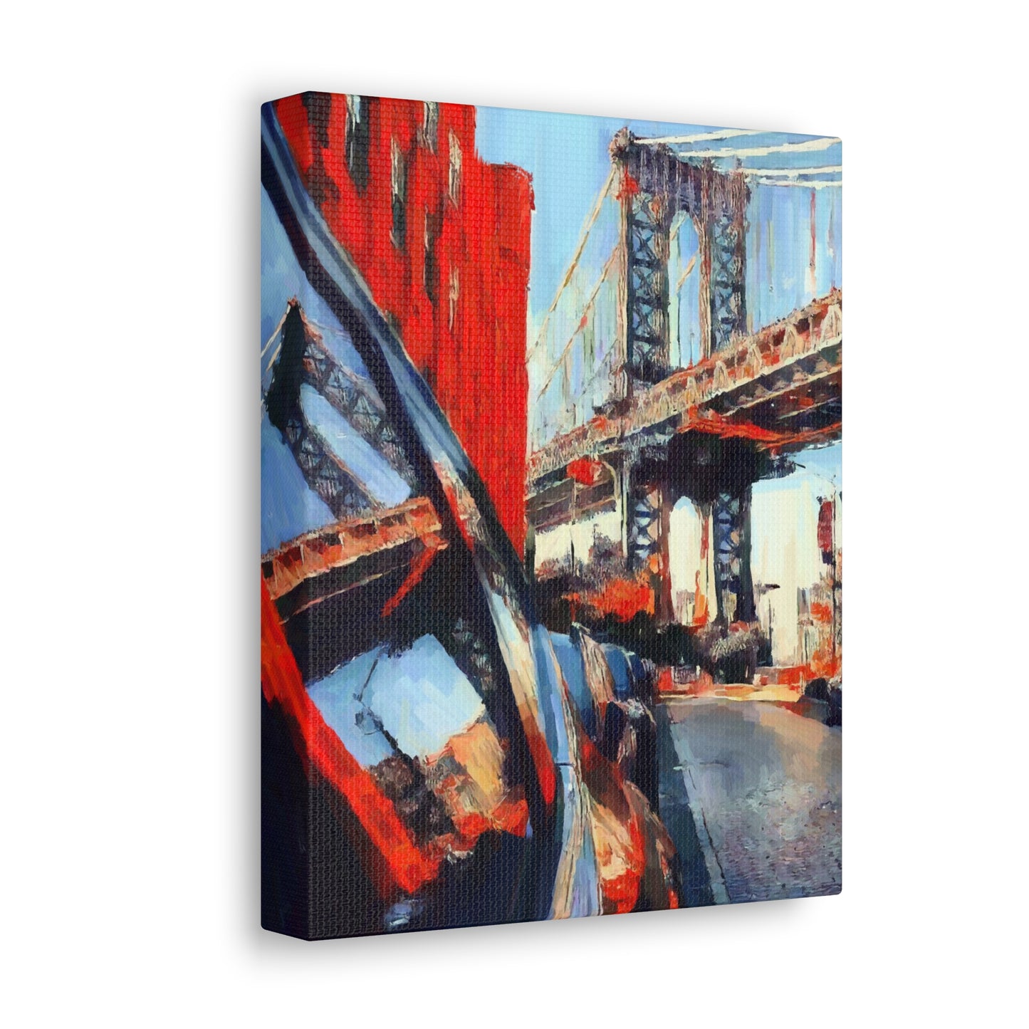 New York Manhattan Bridge print on Canvas Gallery Wraps