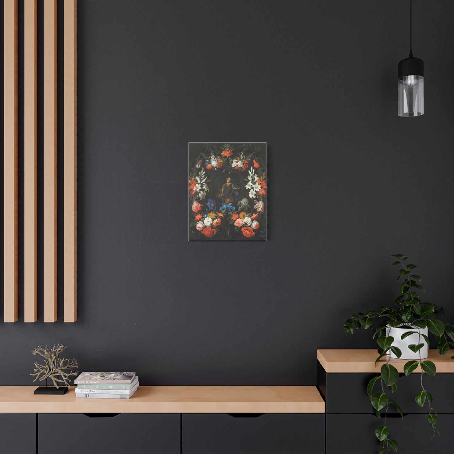 Canvas Print Classic Floral Still-Life Painting