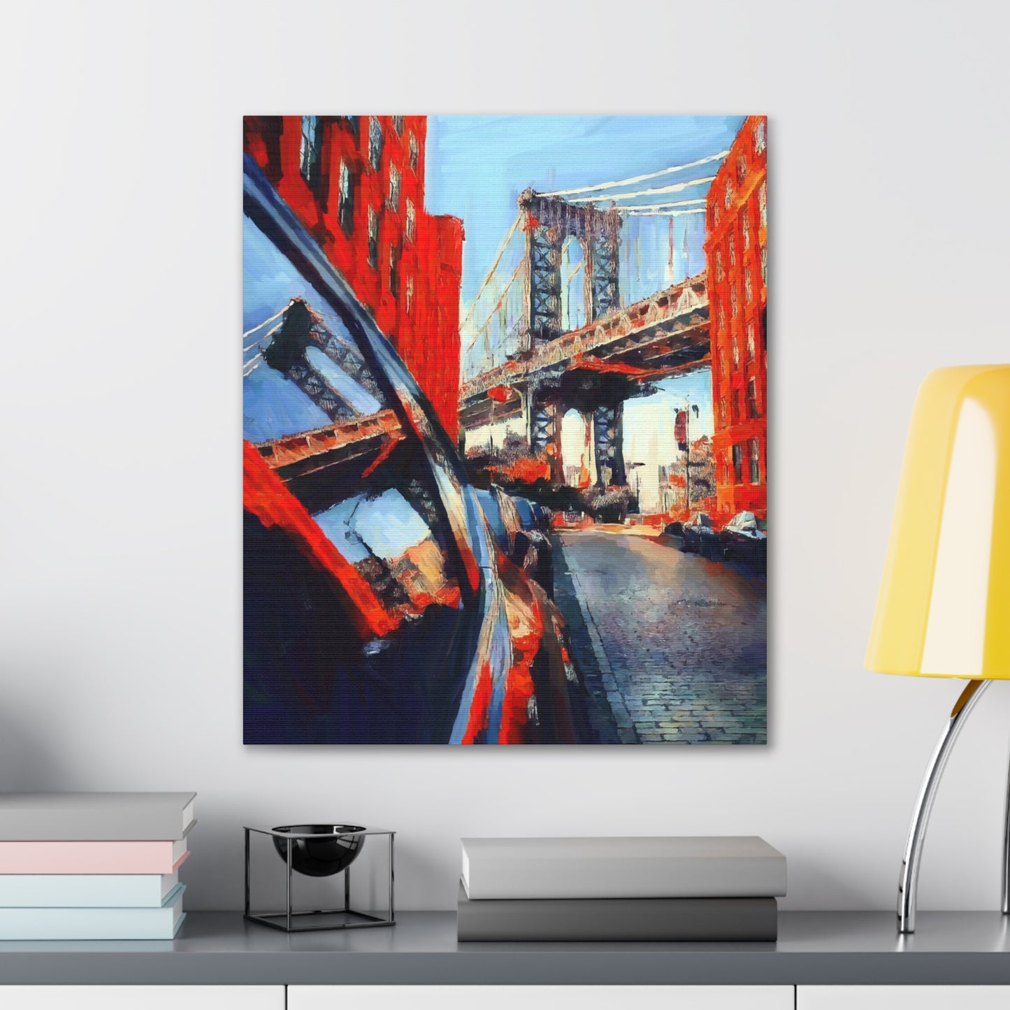 New York Manhattan Bridge print Canvas Gallery Wraps