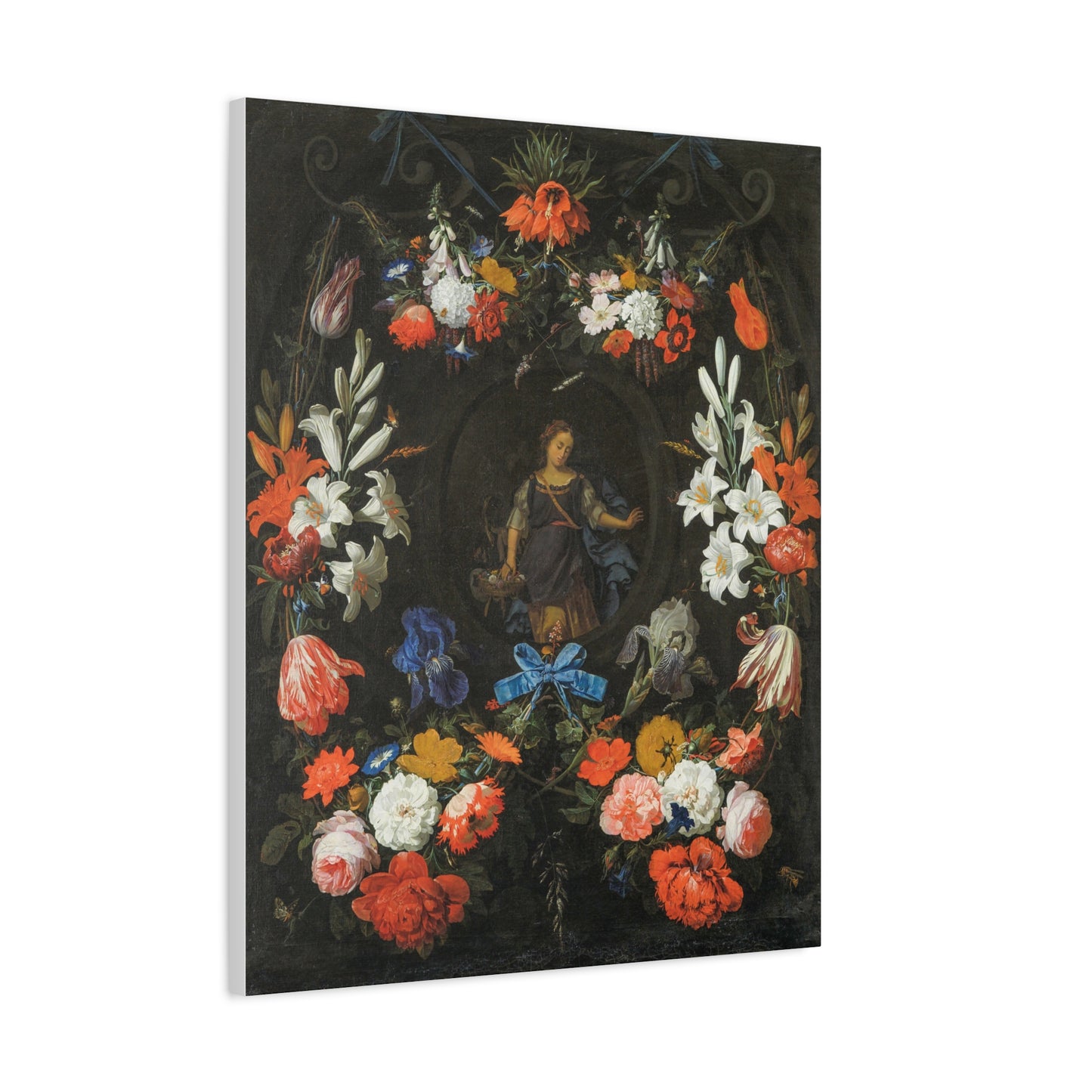 Canvas Print Classic Floral Still-Life Painting