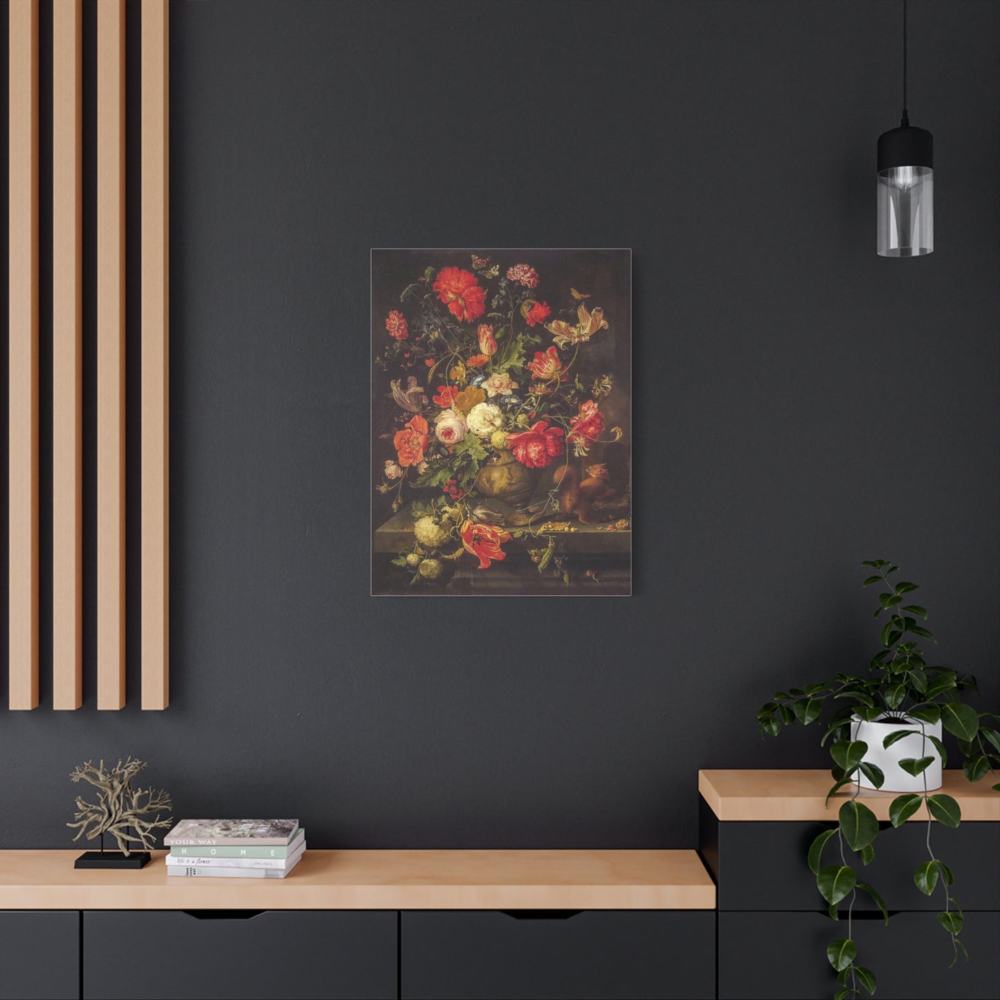 Canvas Print - Still Life with Flowers, Classic Painting