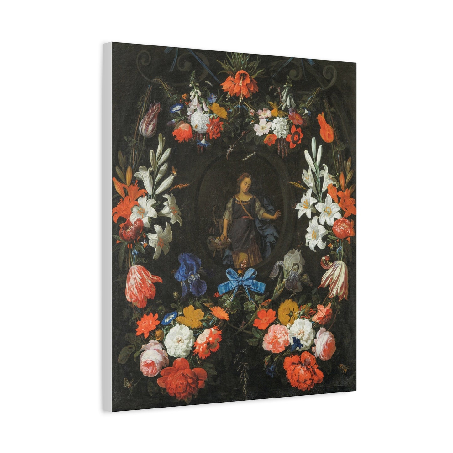 Canvas Print Classic Floral Still-Life Painting