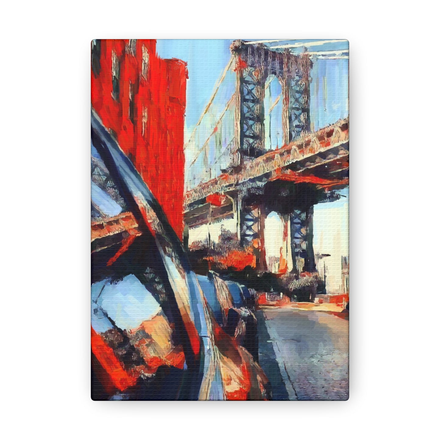 New York Manhattan Bridge print on Canvas Gallery Wraps