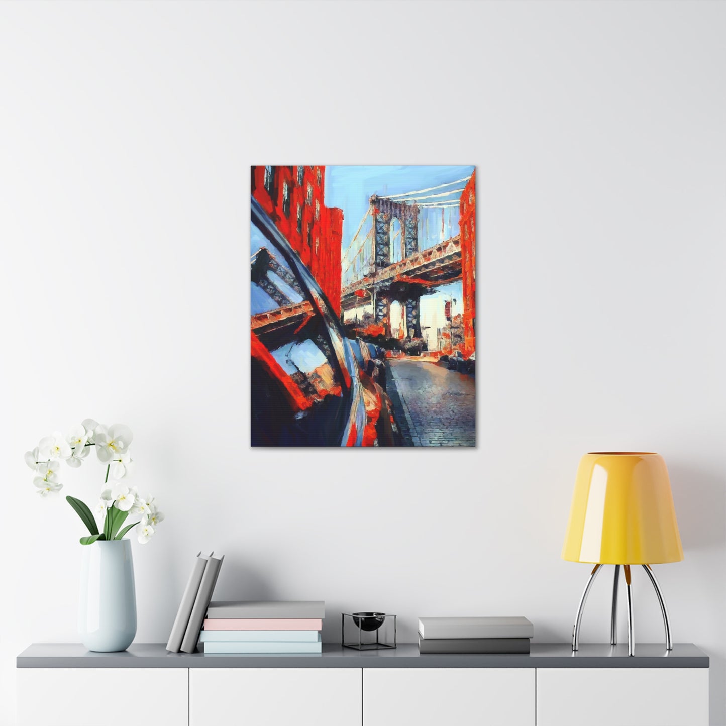 New York Manhattan Bridge print on Canvas Gallery Wraps