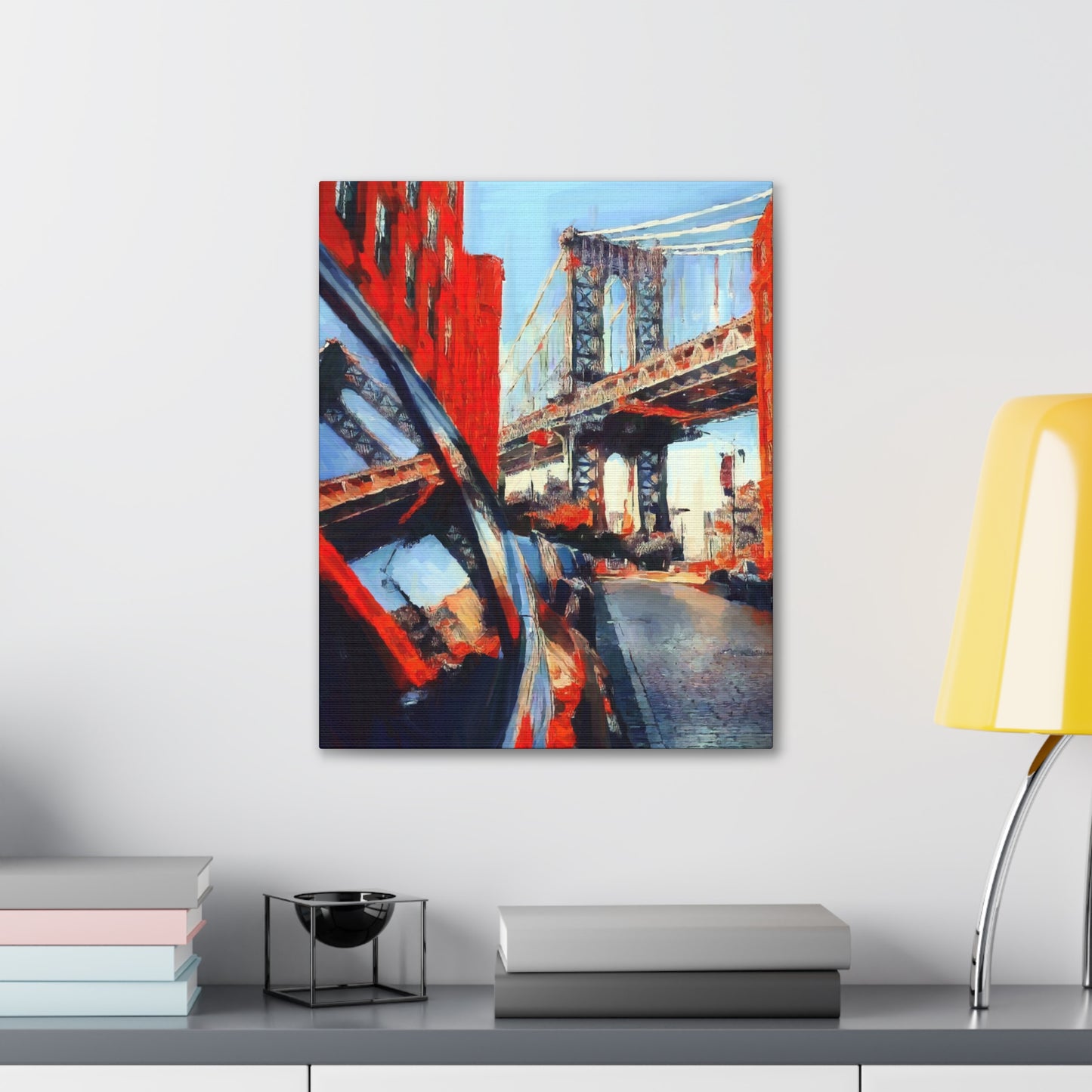 New York Manhattan Bridge print on Canvas Gallery Wraps