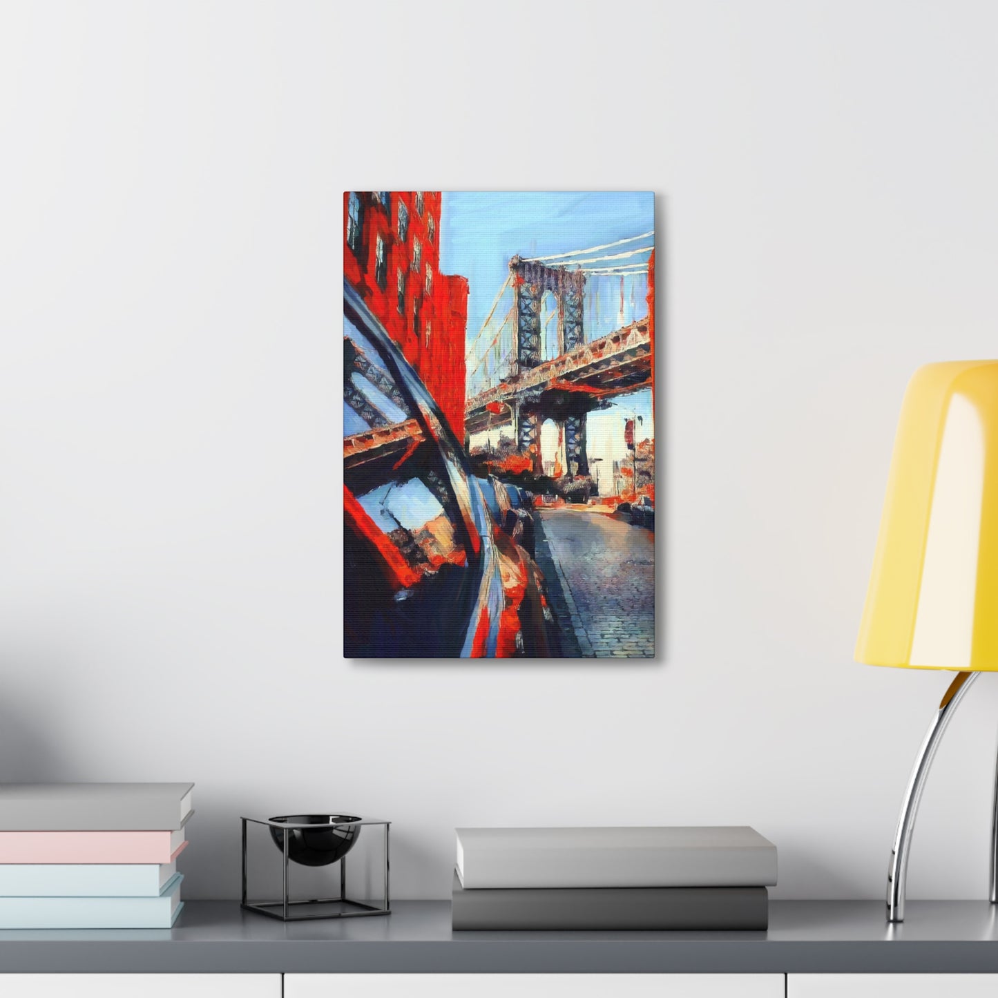 New York Manhattan Bridge print on Canvas Gallery Wraps