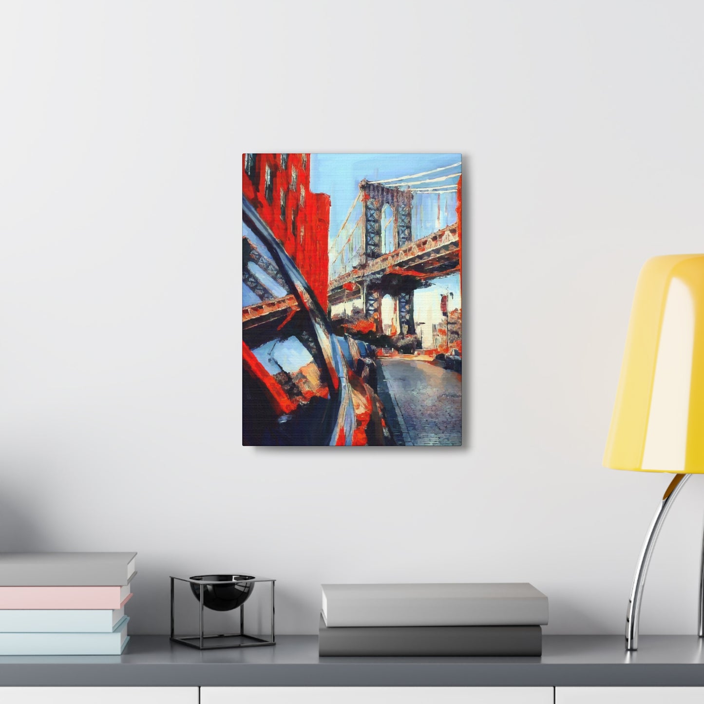 New York Manhattan Bridge print on Canvas Gallery Wraps