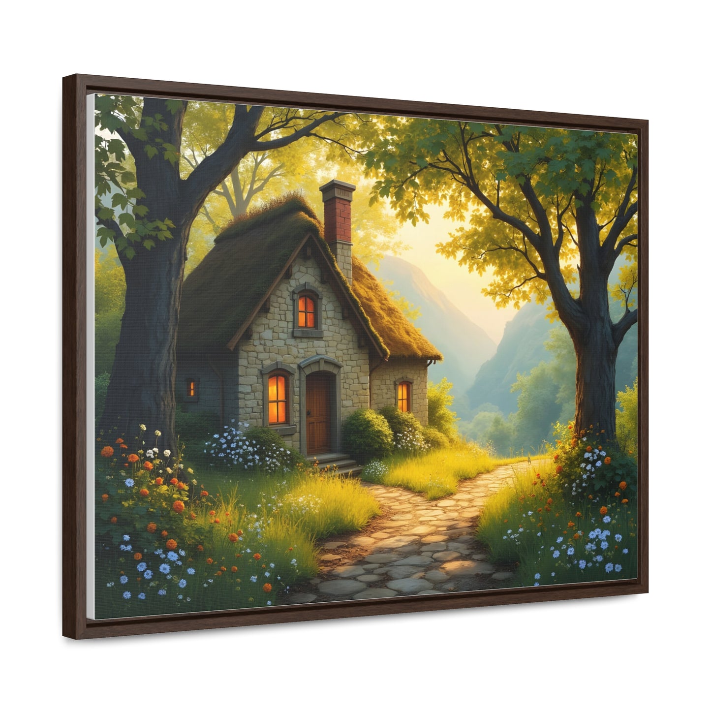 Canvas Wrap Landscape Cottage Wall Art