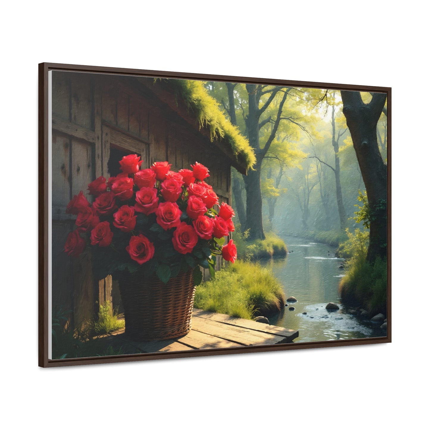 Canvas Prints - Forest Landscape Scenery Horizontal Frame