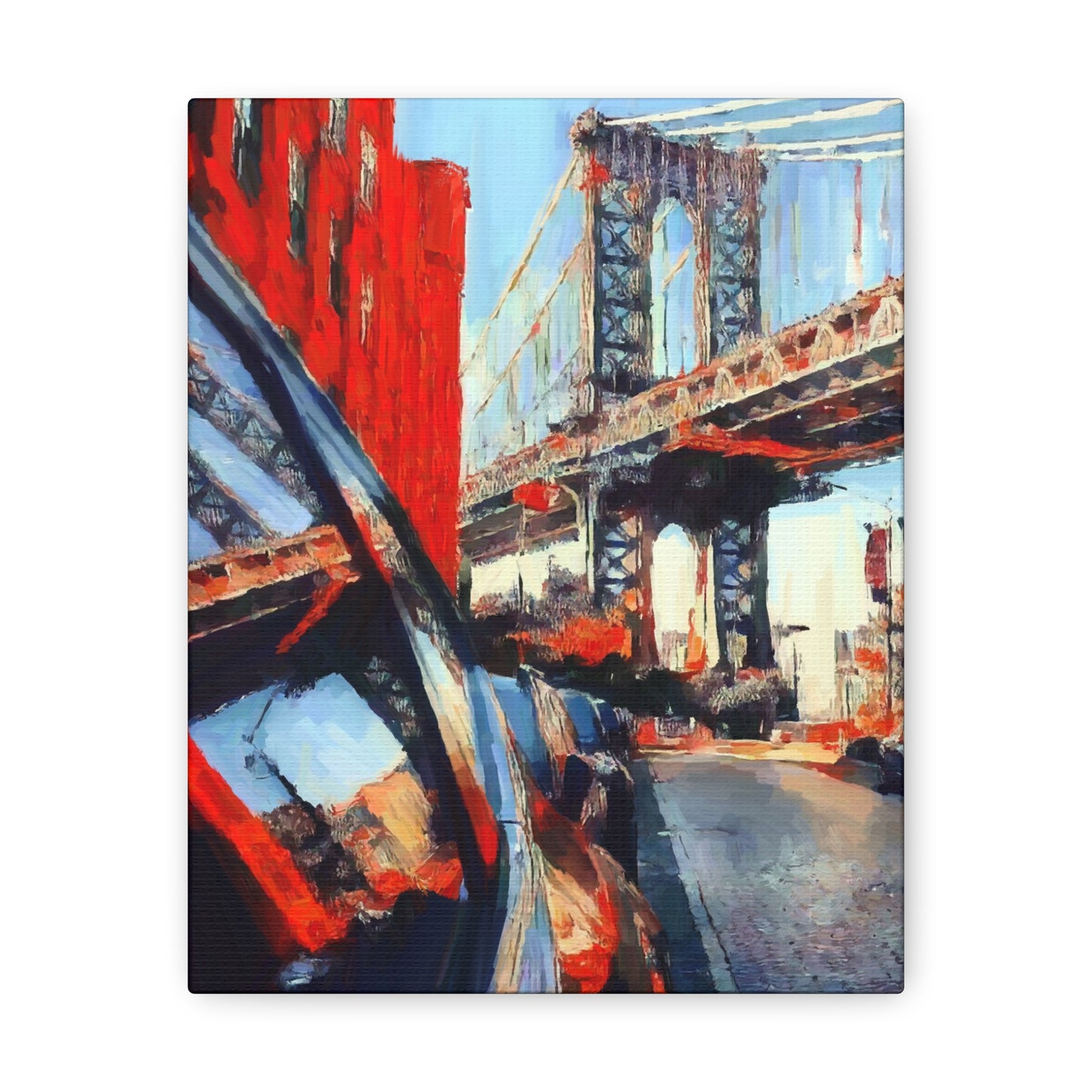 New York Manhattan Bridge print on Canvas Gallery Wraps