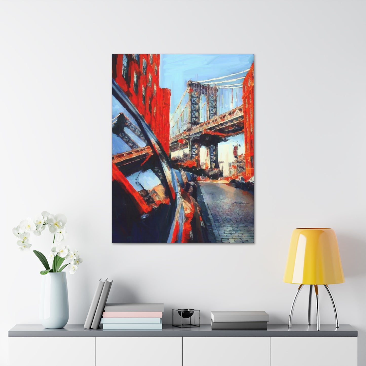 New York Manhattan Bridge print on Canvas Gallery Wraps