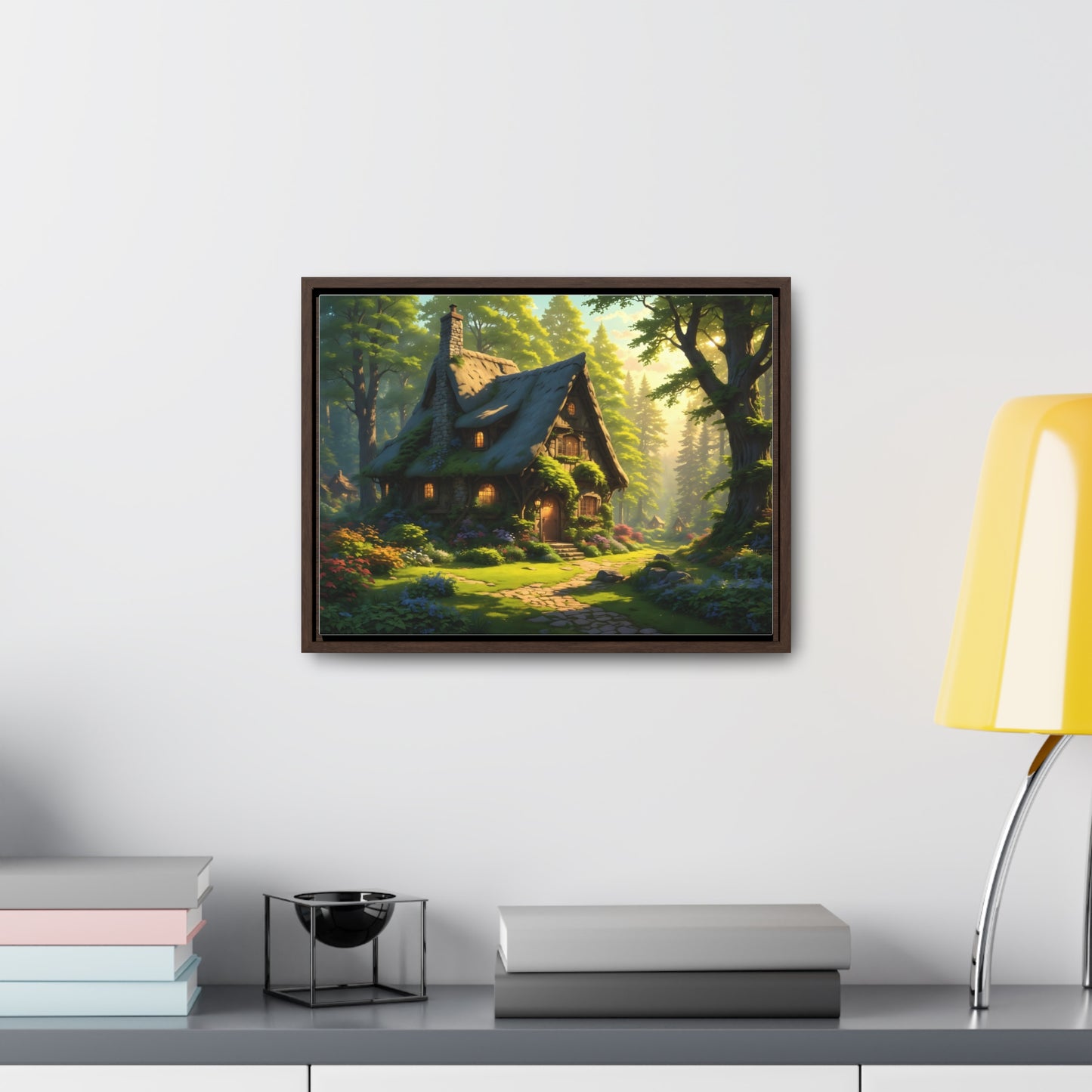 Canvas Wraps, Magic Forest Landscape Horizontal Frame Wall Art