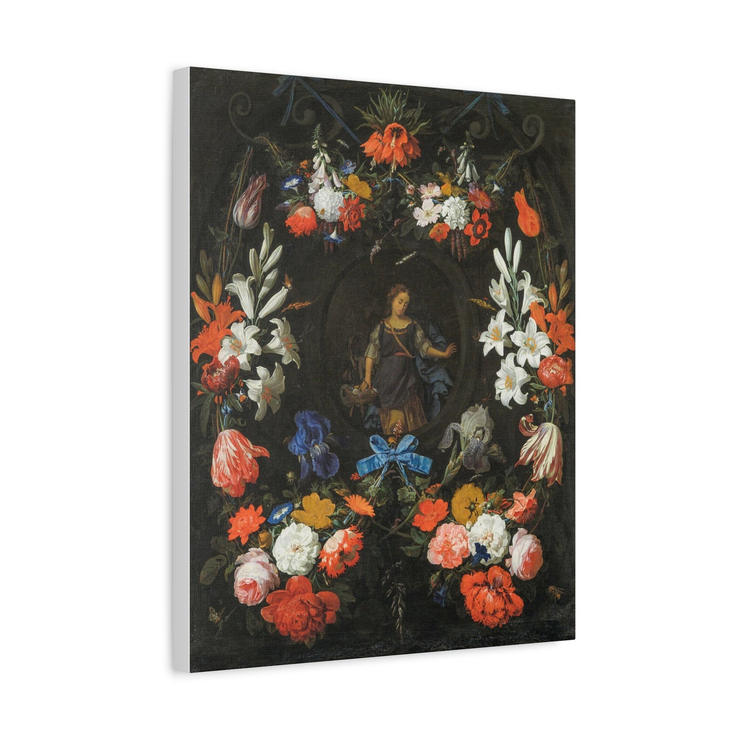 Canvas Print Classic Floral Still-Life Painting