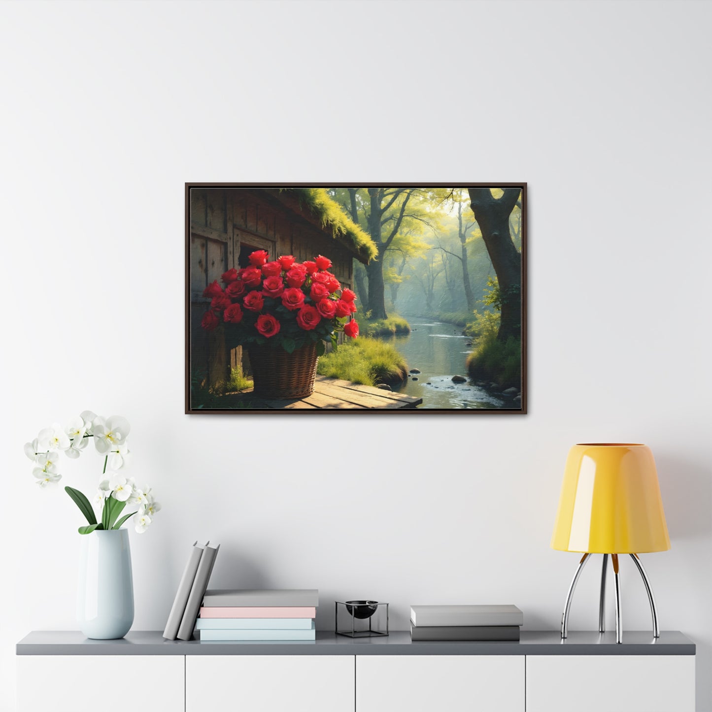 Canvas Prints - Forest Landscape Scenery Horizontal Frame