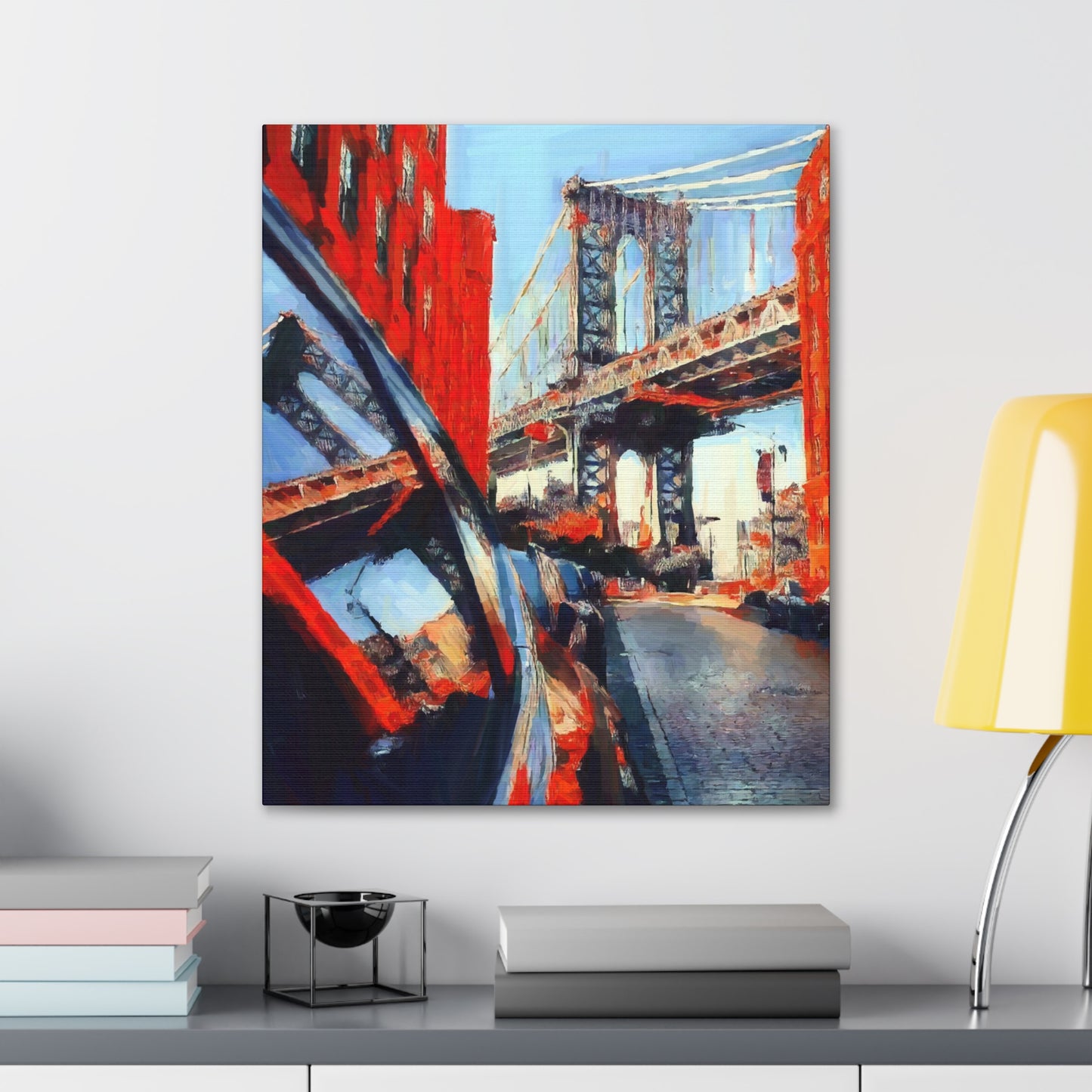 New York Manhattan Bridge print on Canvas Gallery Wraps