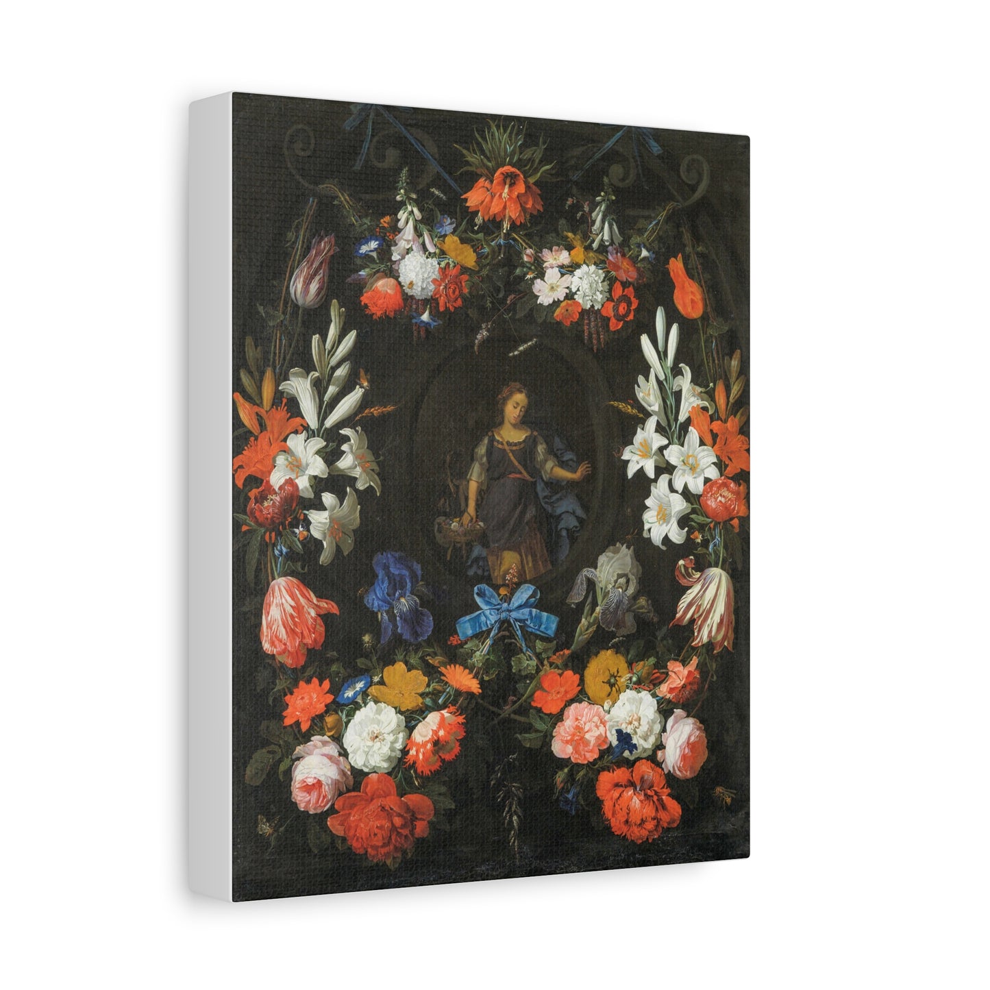 Canvas Print Classic Floral Still-Life Painting